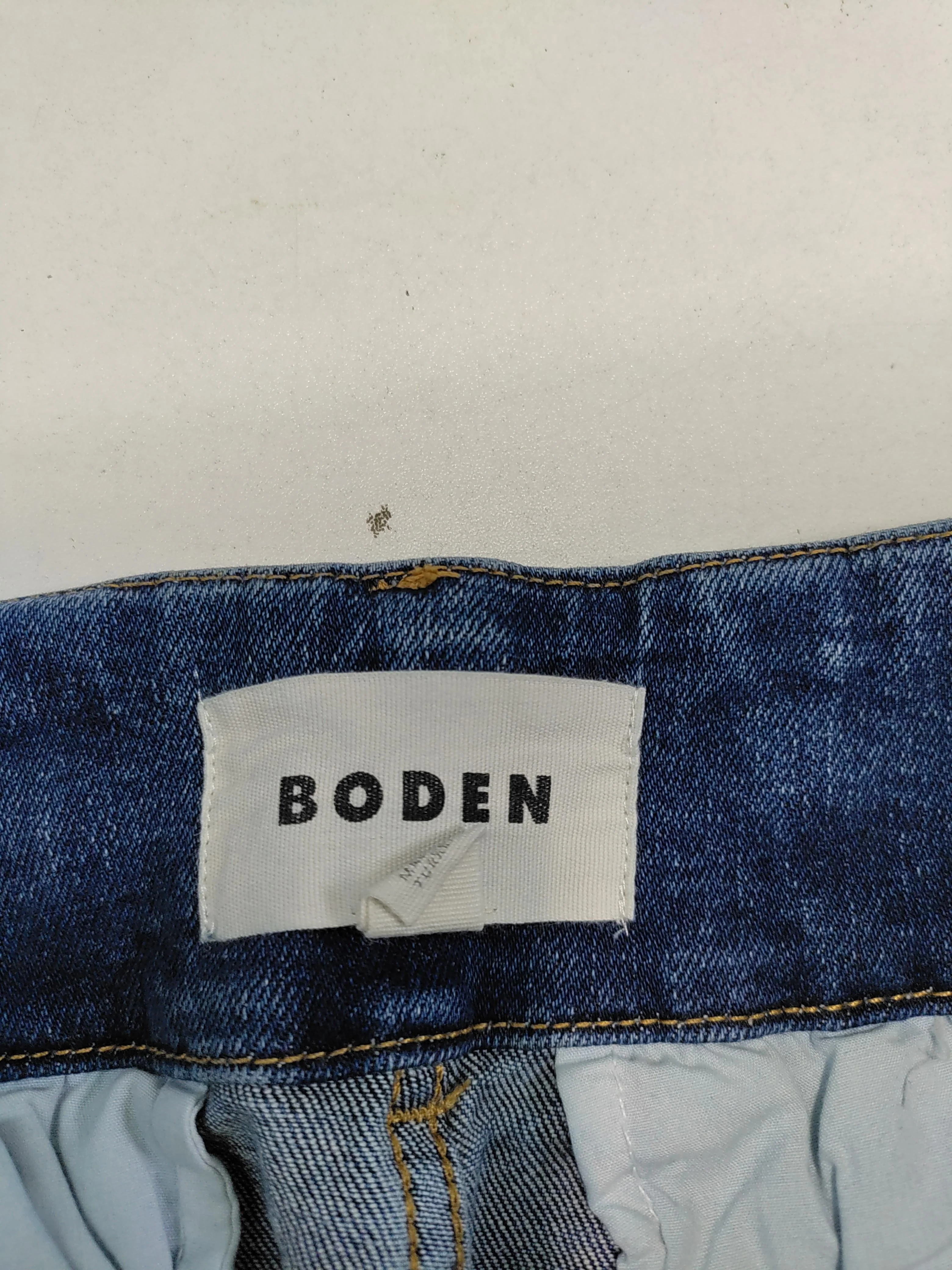 Boden Women's Jeans W 32 in Blue Cotton with Elastane Wide-Leg - Image 5