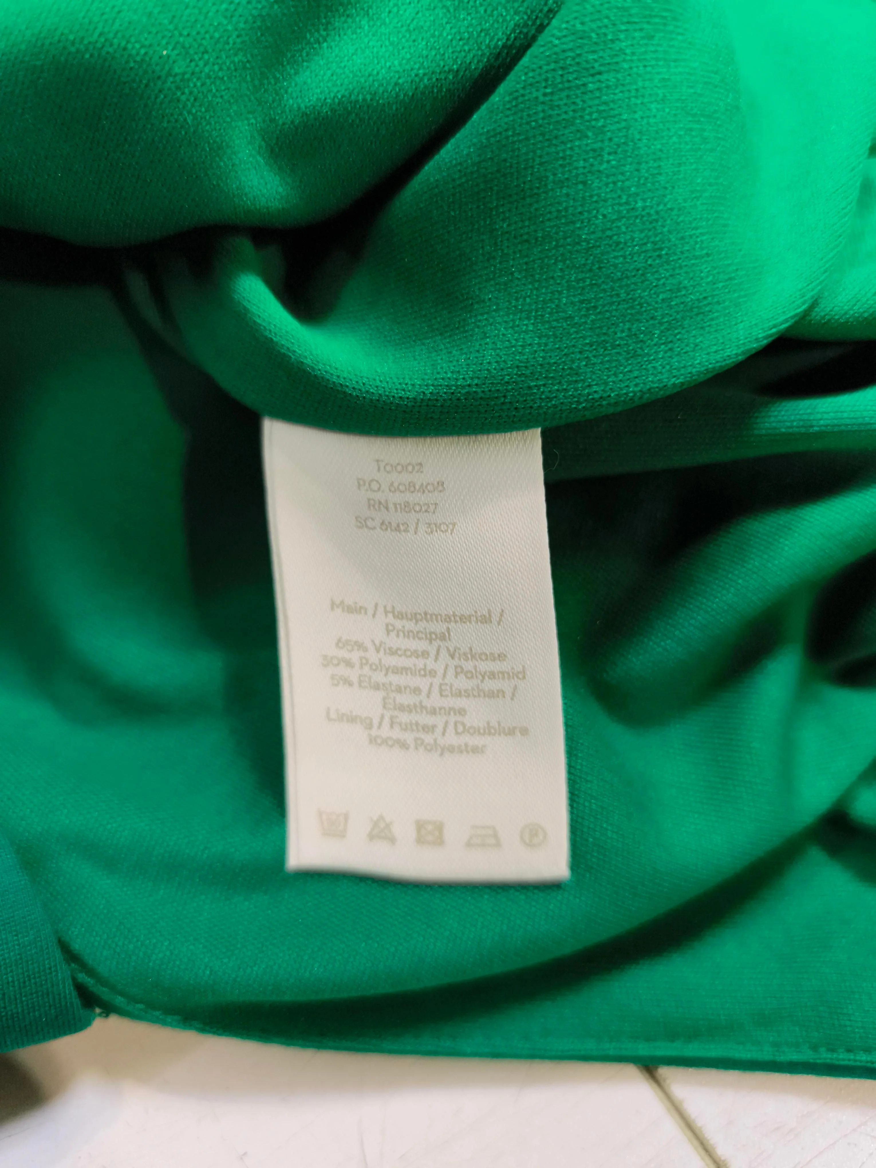 Boden Women's Midi Skirt UK 8 Green Viscose - Image 6