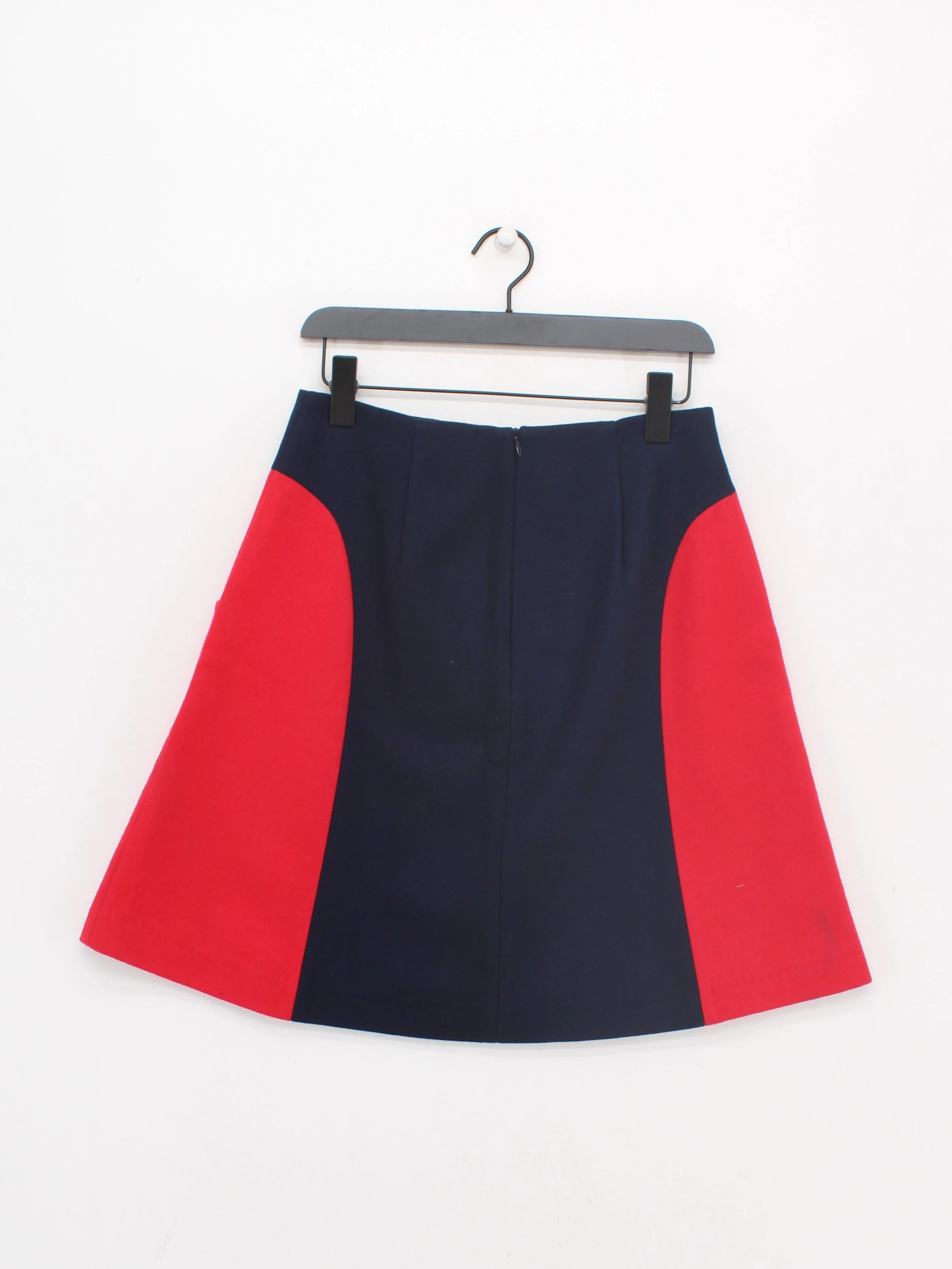 Boden Women's Mini Skirt UK 10 Blue Wool with Polyester Short Mini - Image 2