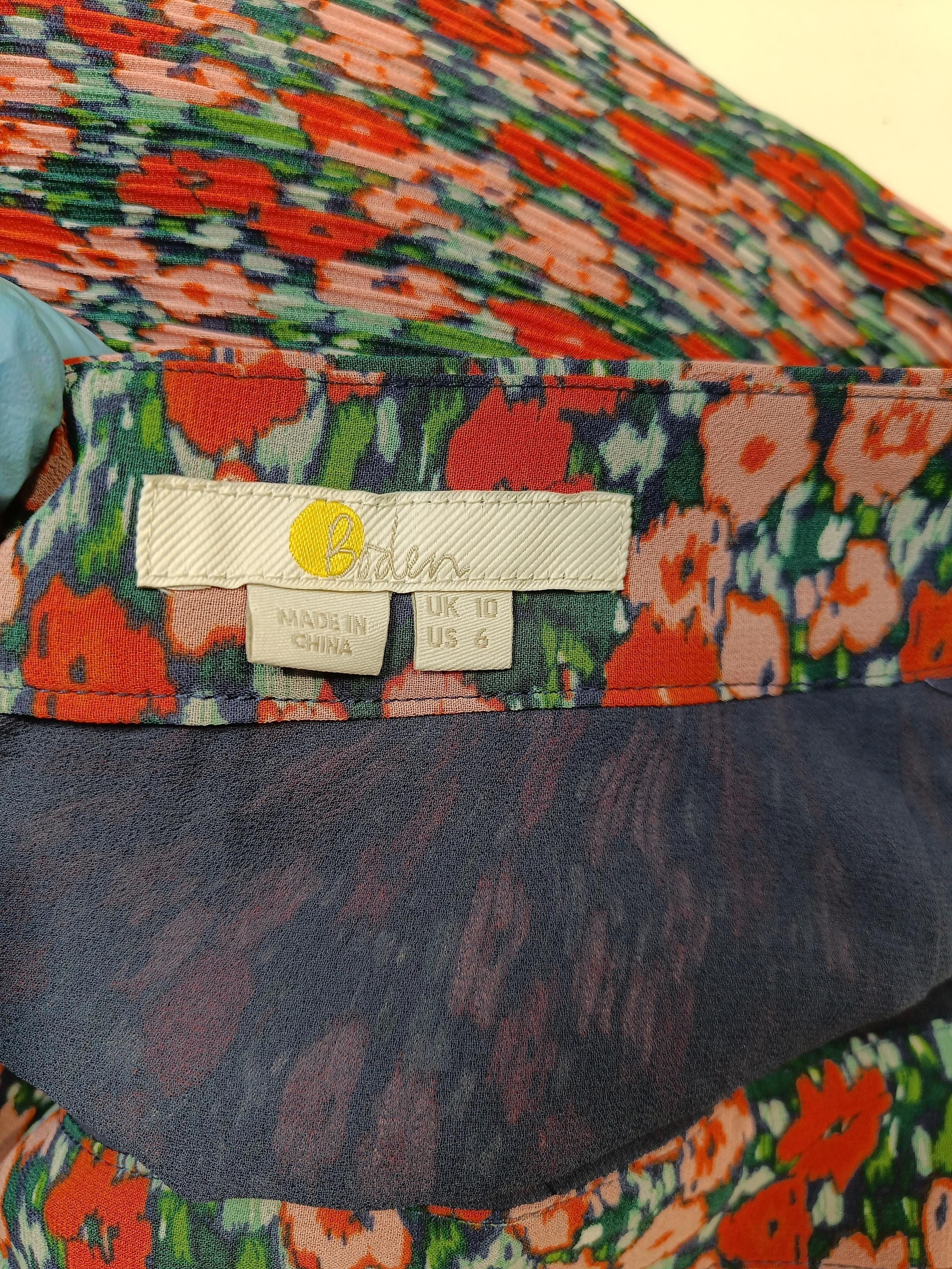 Boden Women's Mini Skirt UK 10 Multi Floral 100% Polyester Short Mini - Image 5
