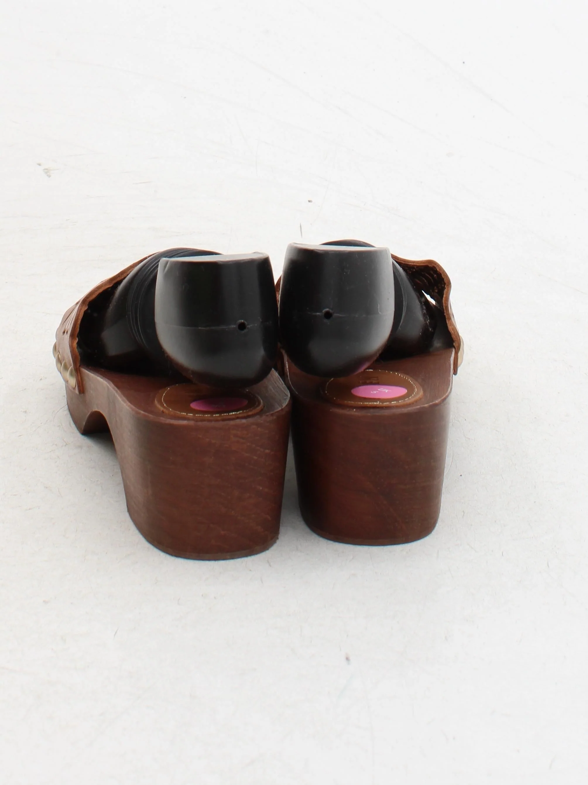 Boden Women's Sandals UK 5 Brown 100% Faux Leather Slider - Image 3