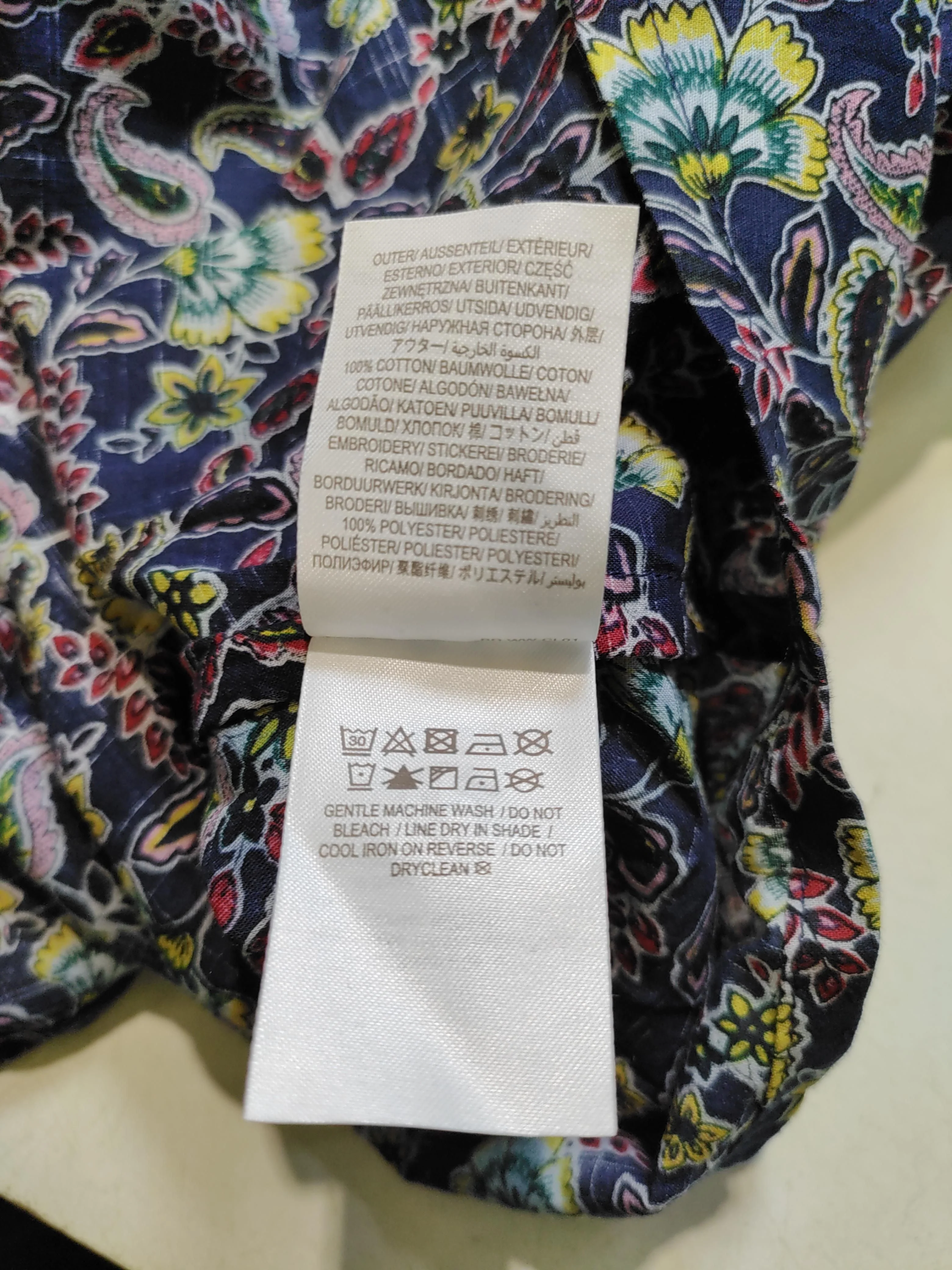 Boden Women's Shirt UK 22 Multi Cotton with Polyester Long Sleeve Collared Basic - Image 6