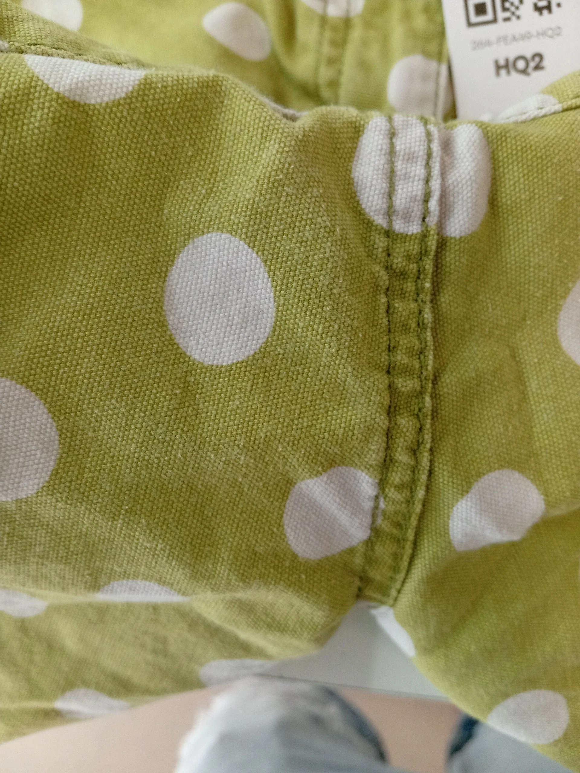 Boden Women's Shorts UK 10 Green Polkadot 100% Cotton Cut-Off - Image 7
