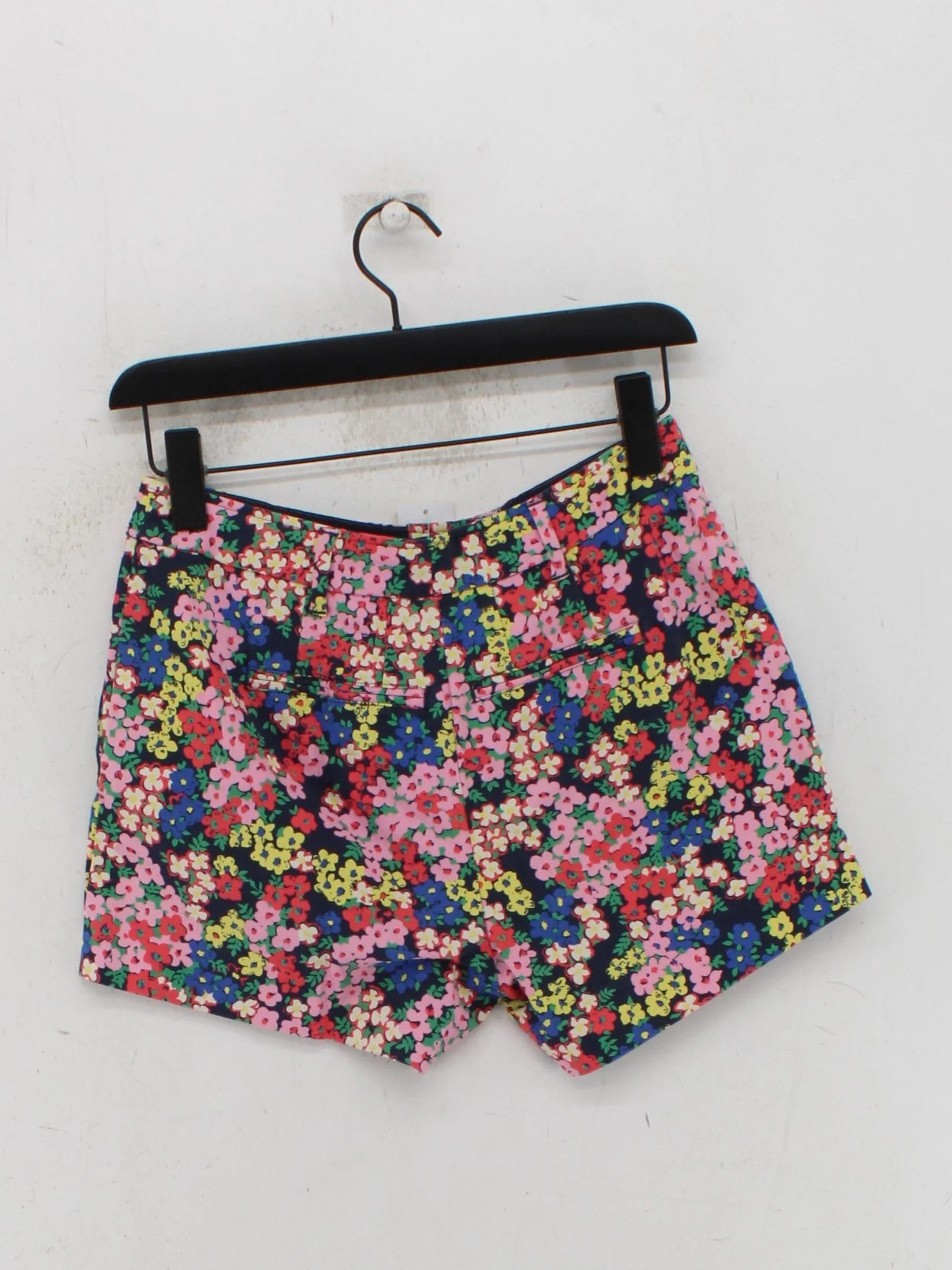 Boden Women's Shorts UK 10 Multi Floral Cotton with Elastane Cut-Off - Image 2