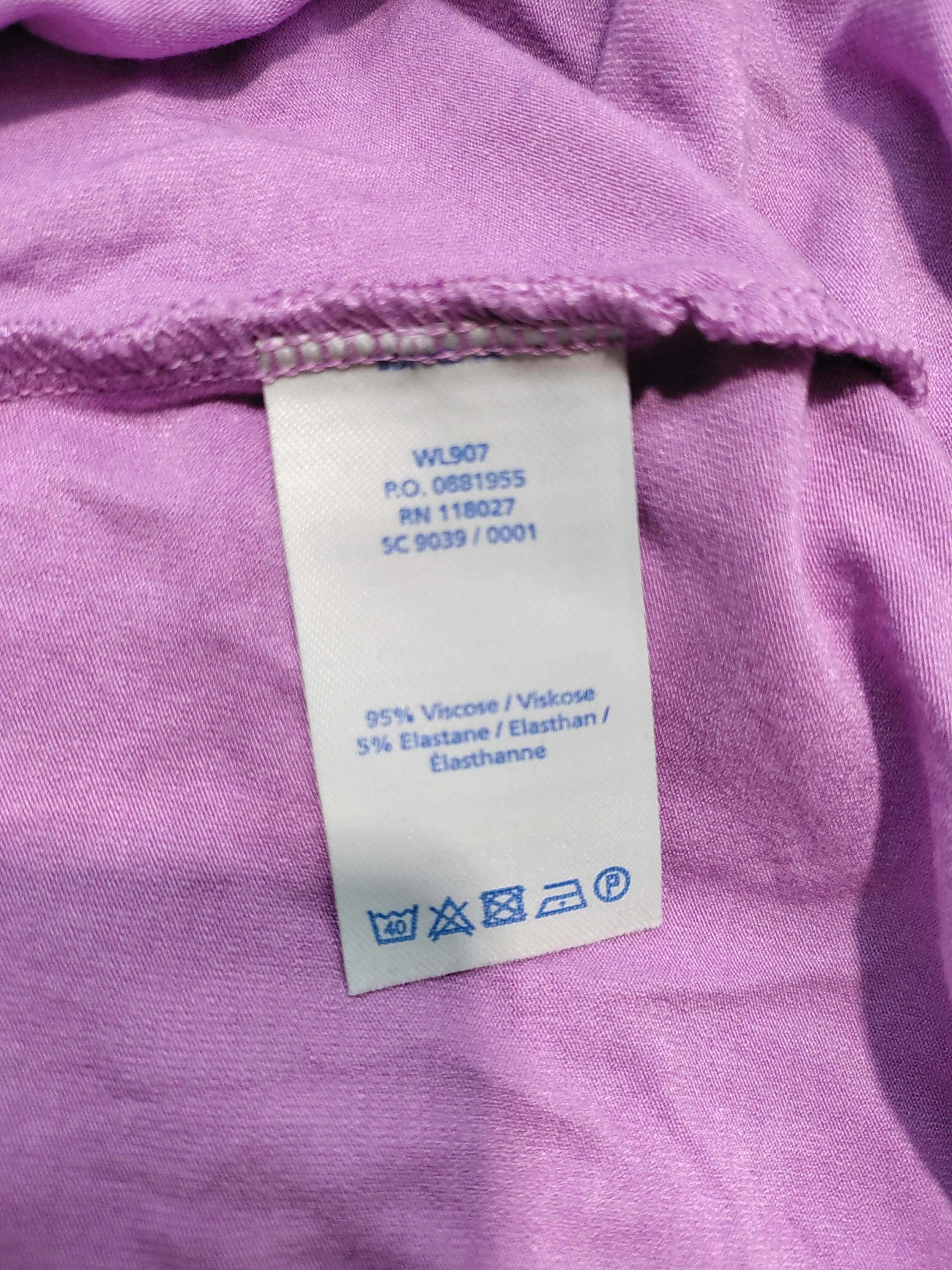 Boden Women's T-Shirt UK 6 Purple Viscose with Elastane Sleeveless V-Neck Basic - Image 8