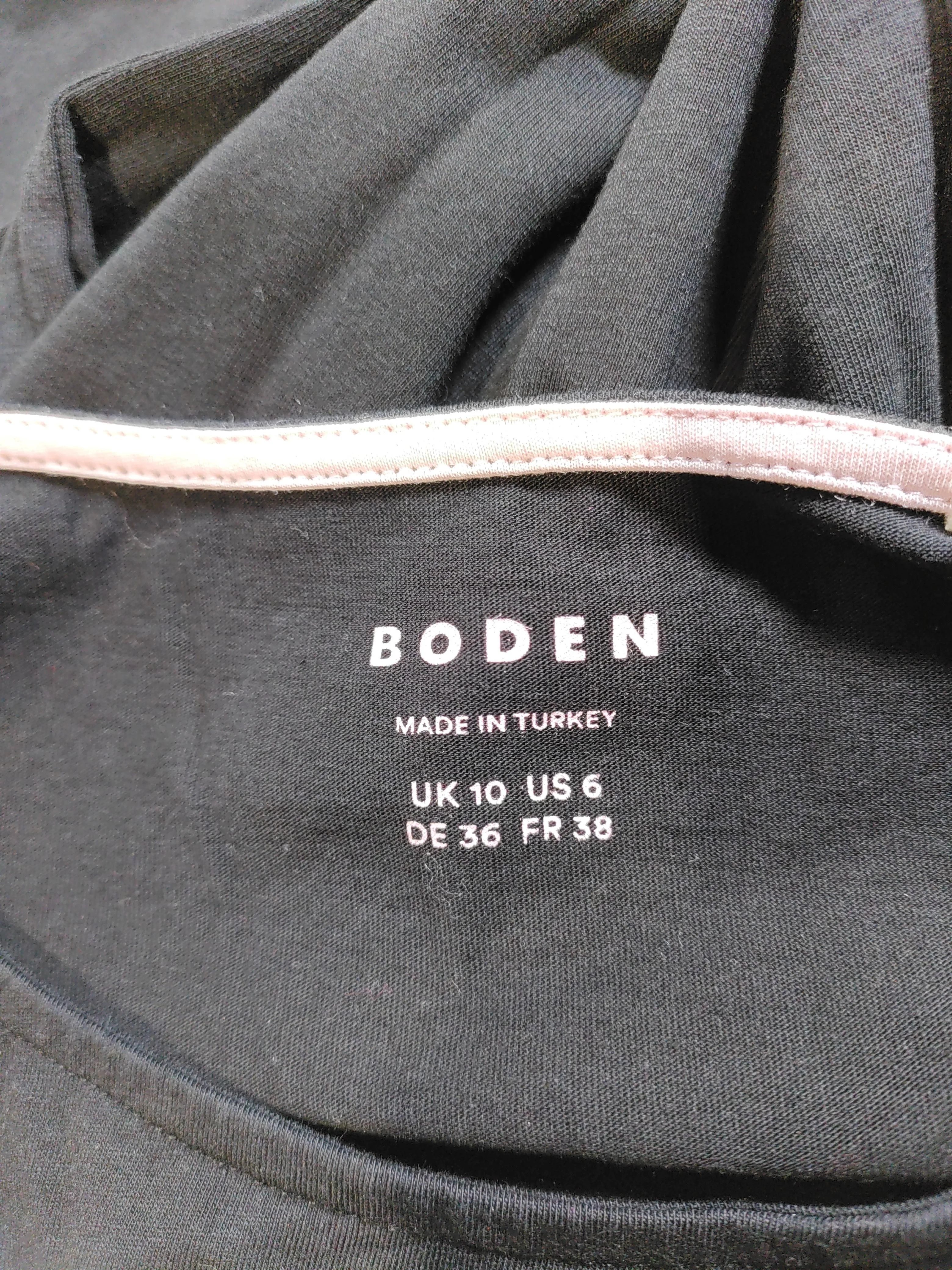 Boden Women's Top UK 10 Black Cotton with Lyocell Modal Basic - Image 5