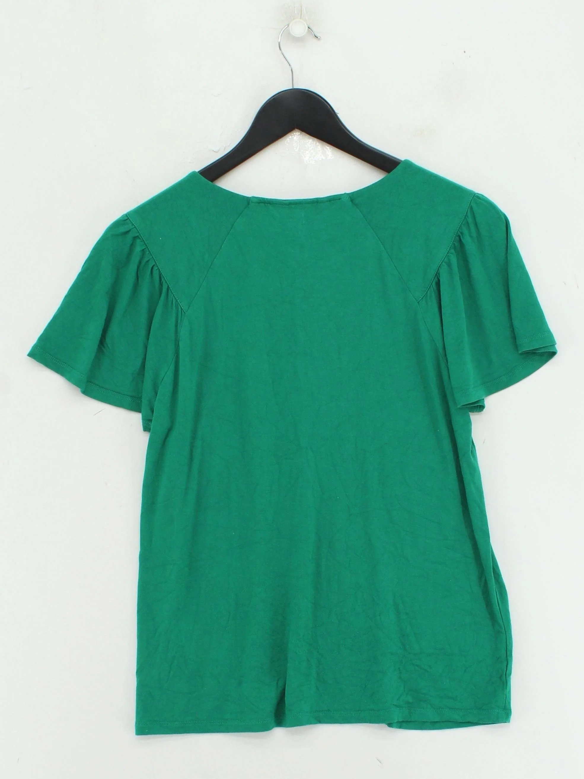 Boden Women's Top UK 12 Green Viscose with Elastane Basic - Image 2