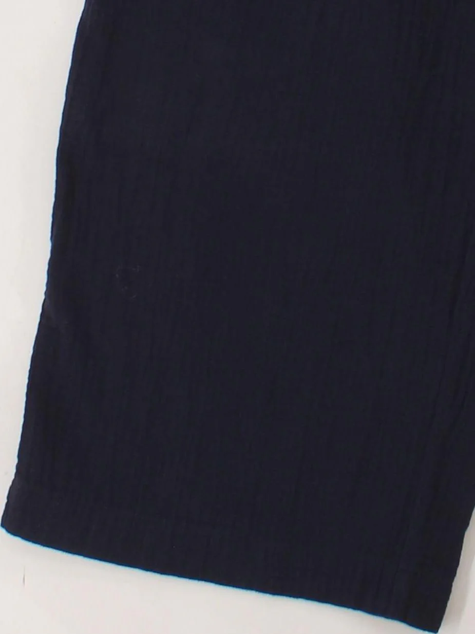 Boden Women's Trousers UK 10 Blue 100% Cotton Wide-Leg Cropped - Image 4