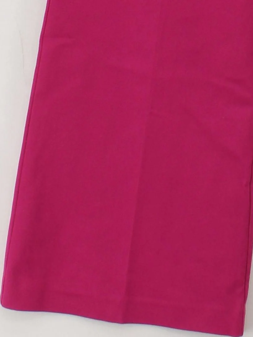 Boden Women's Trousers UK 10 Pink Cotton with Elastane Flared Chino - Image 4