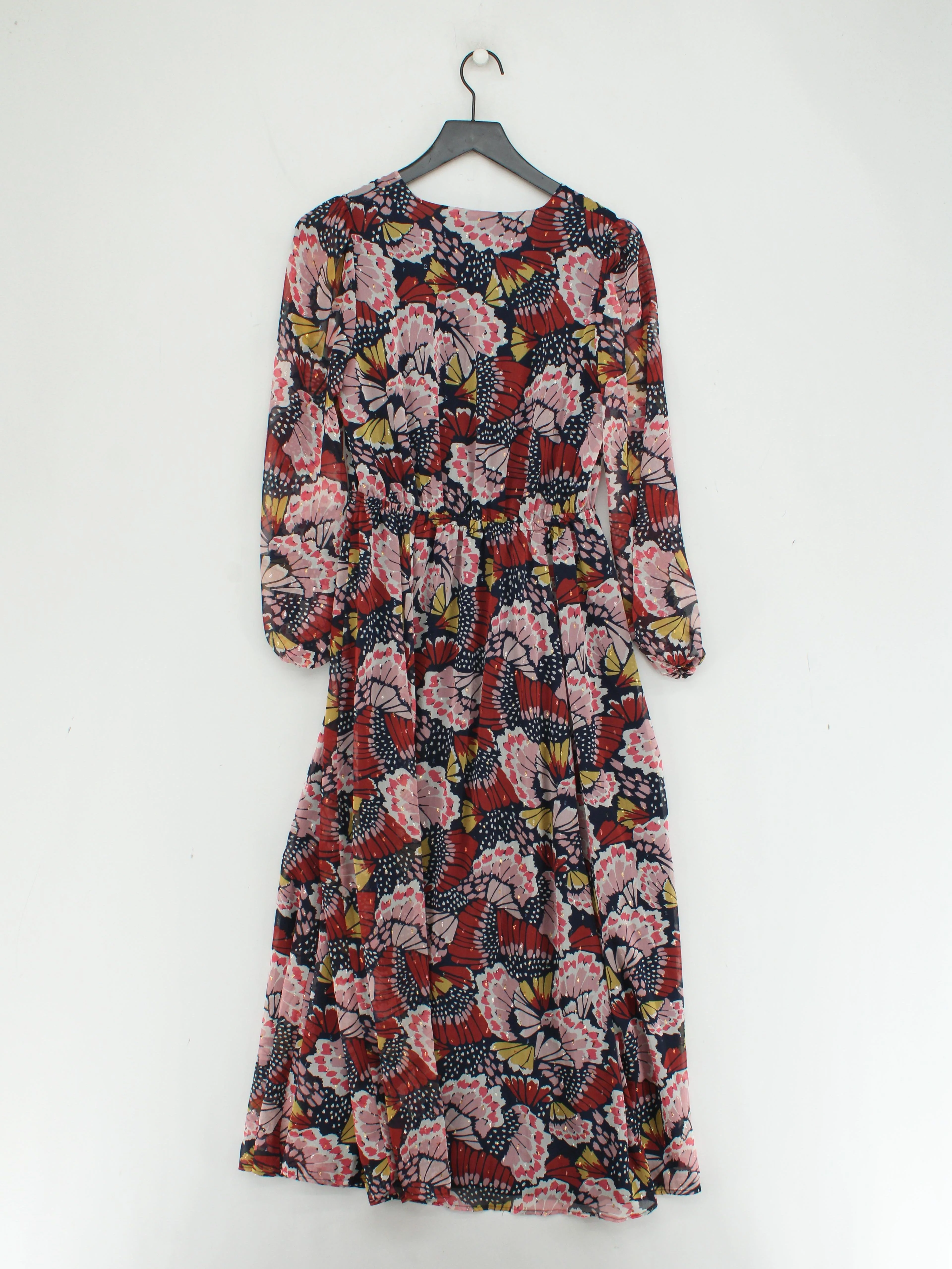 Boden Wrap Midi Dress UK10 in Multi - Image 2
