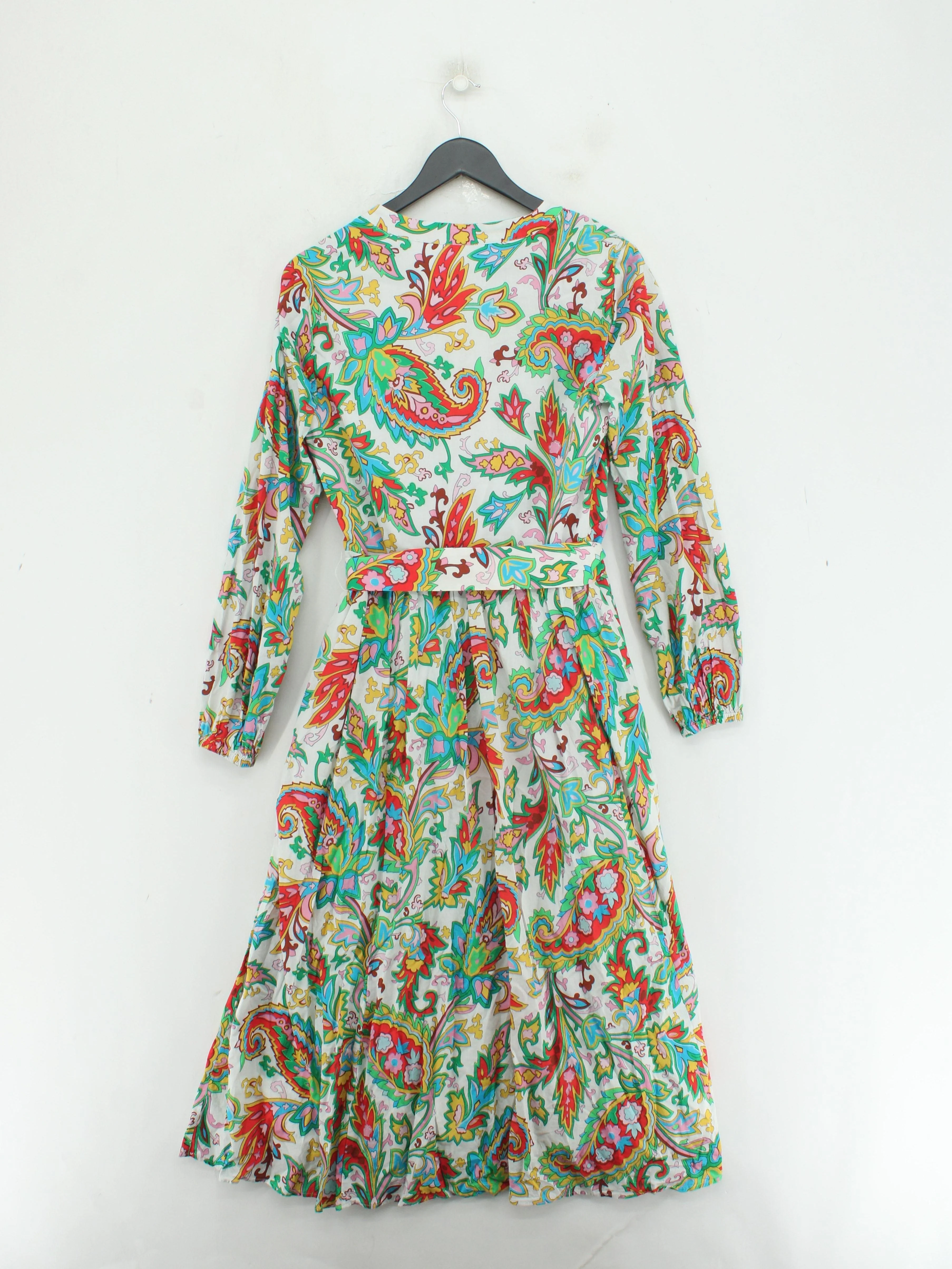 Boden Wrap Midi Dress UK12 in Multi - Image 2