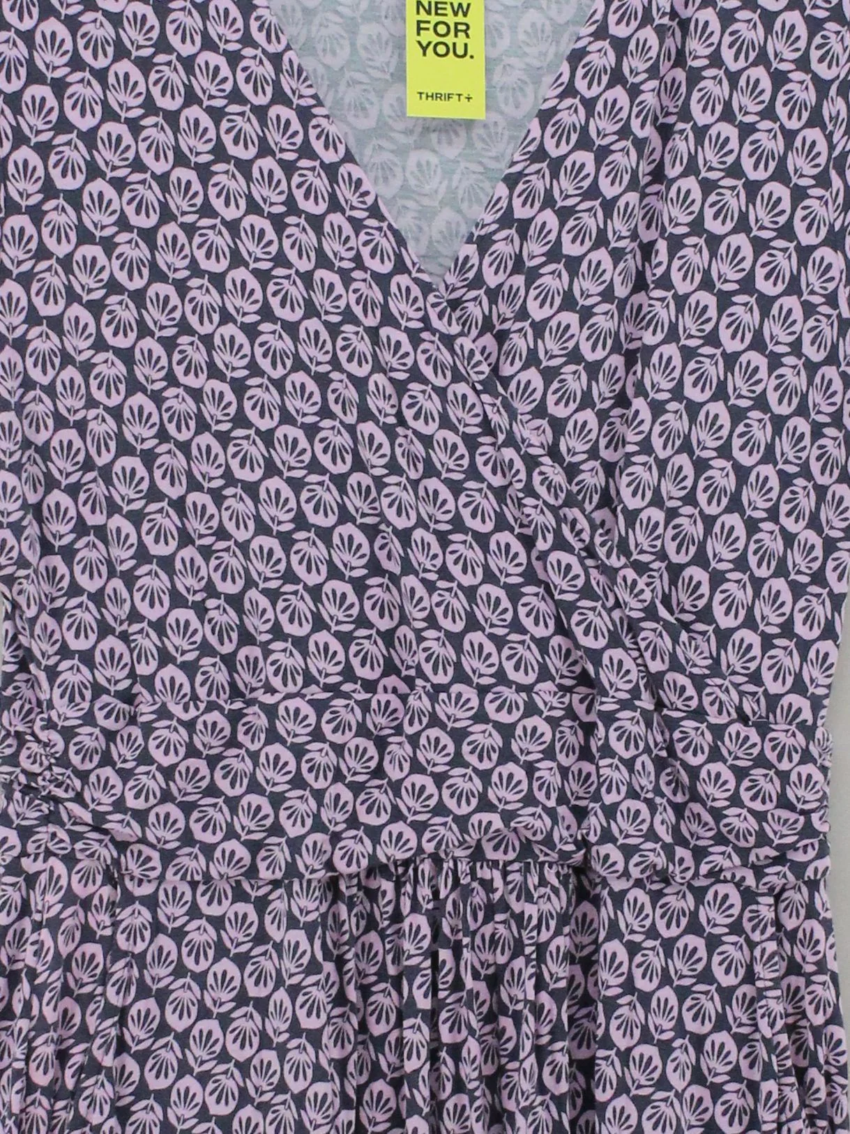 Boden Wrap Mini Dress UK16 in Multi - Image 3