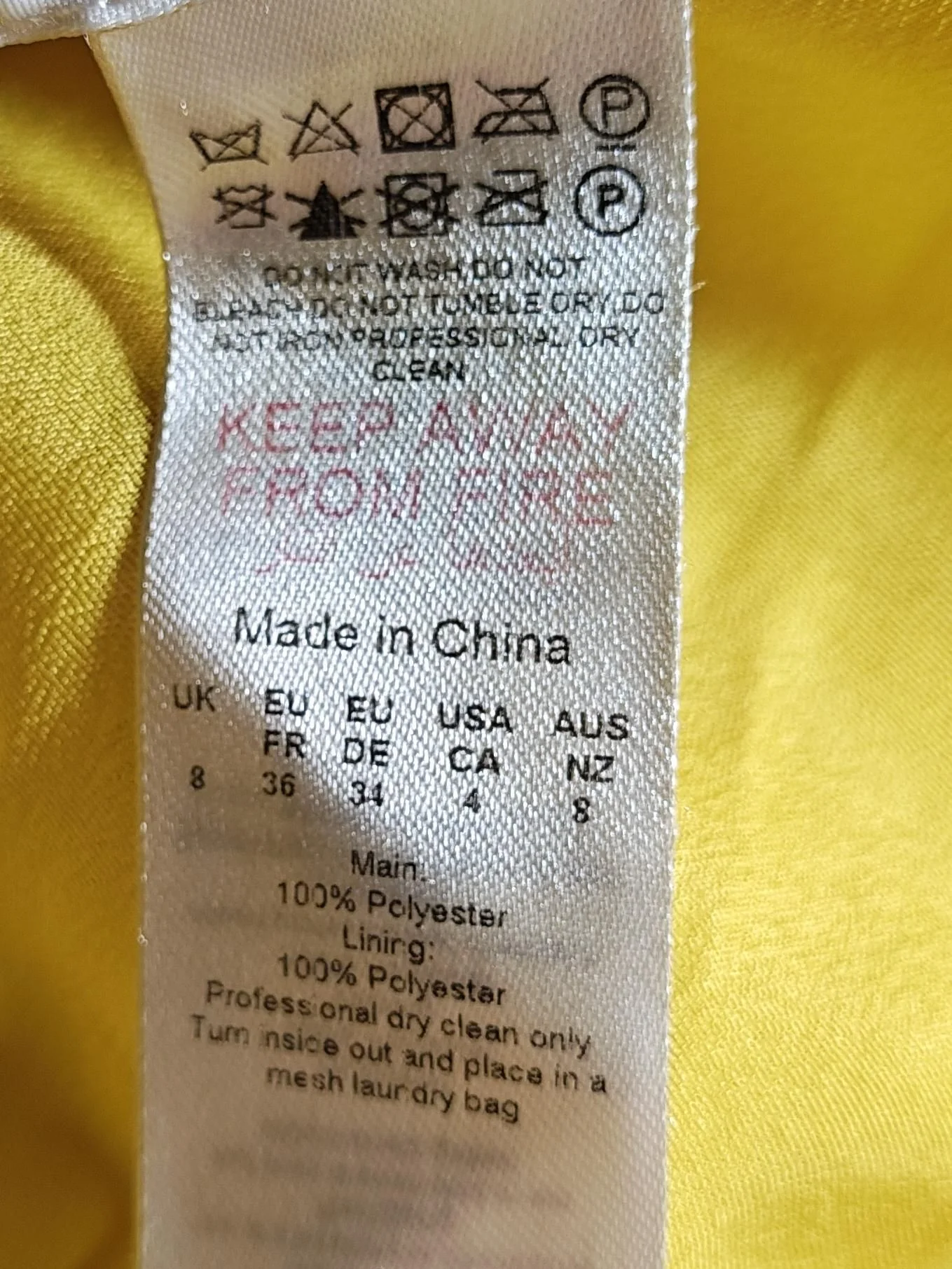 Boohoo Maxi Dress UK8 in Yellow - Image 8