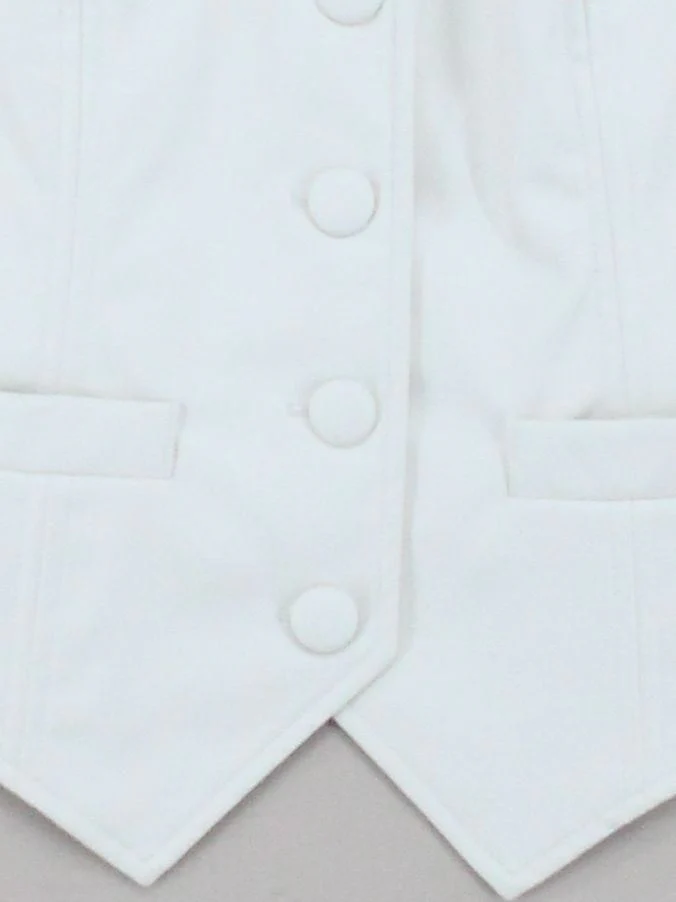 Boohoo Women's Coat UK 12 White Polyester with Polyamide Overcoat - Image 4