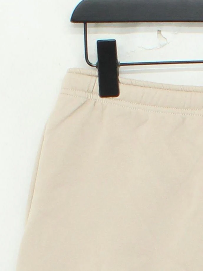 Boohoo Women's Shorts M Cream Cotton with Polyester Sweat - Image 4