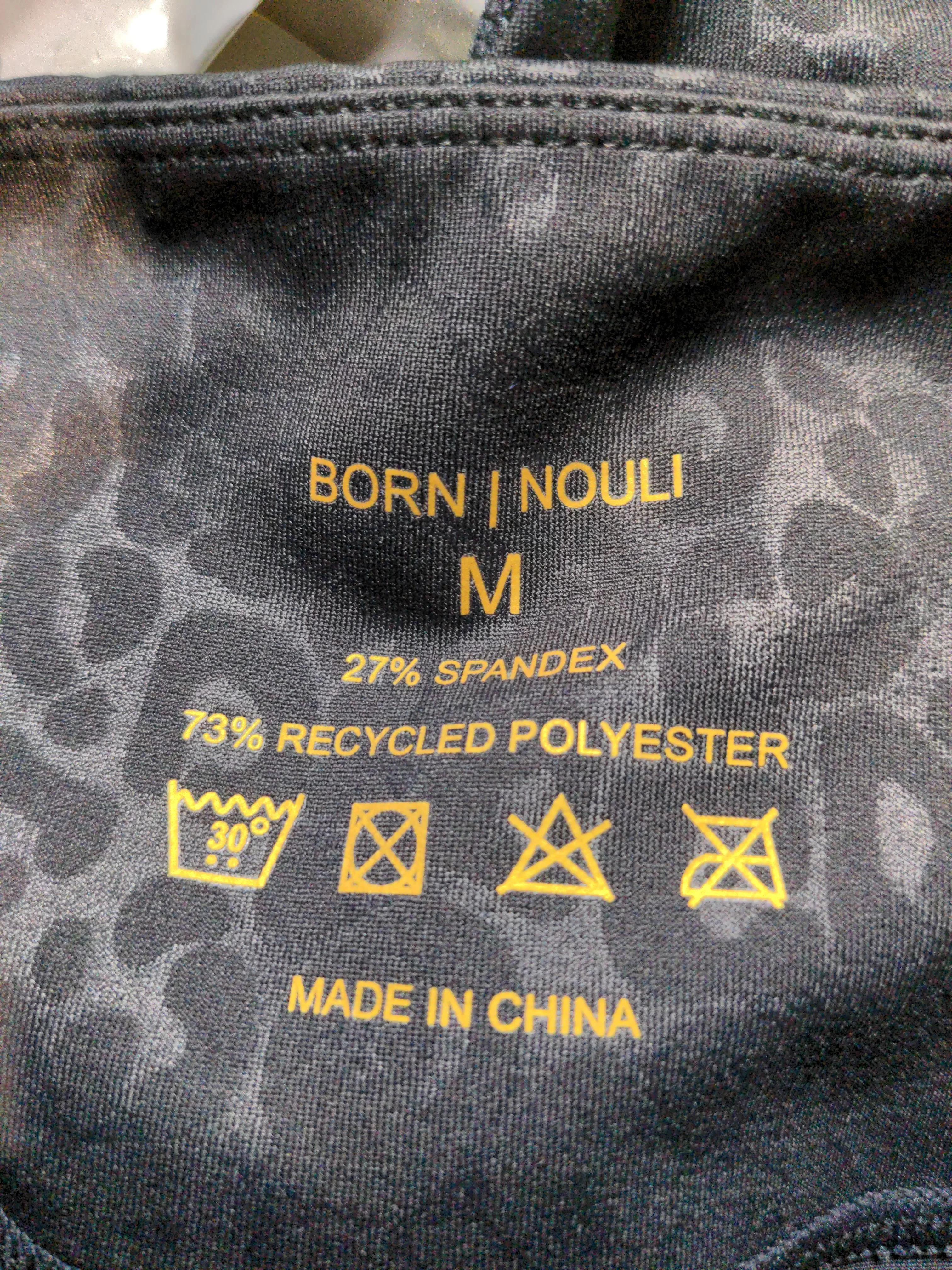 Born Nouli Women's Leggings M Black Polyester with Spandex Full length - Image 6