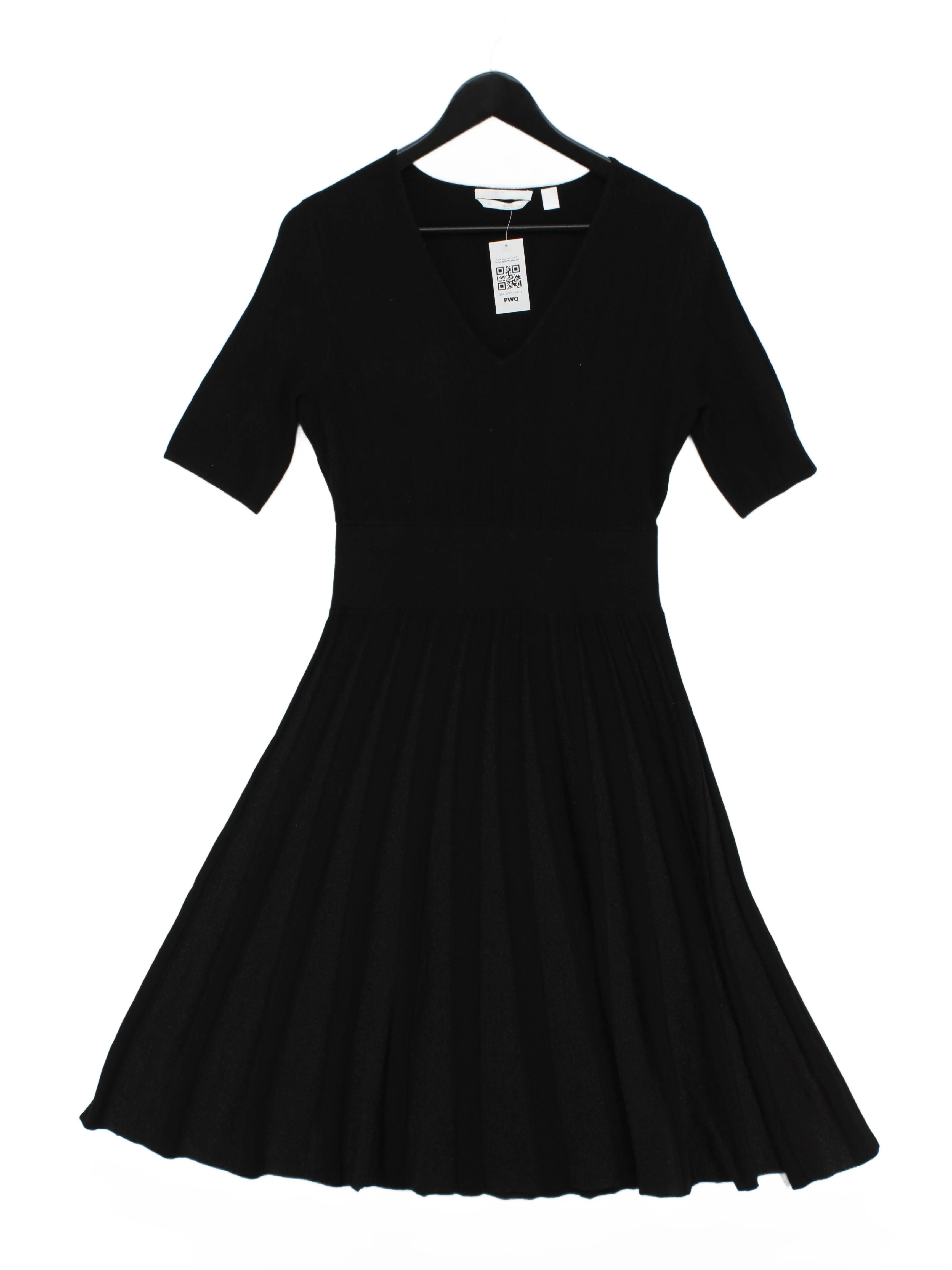 Boss A-Line Midi Dress S in Black