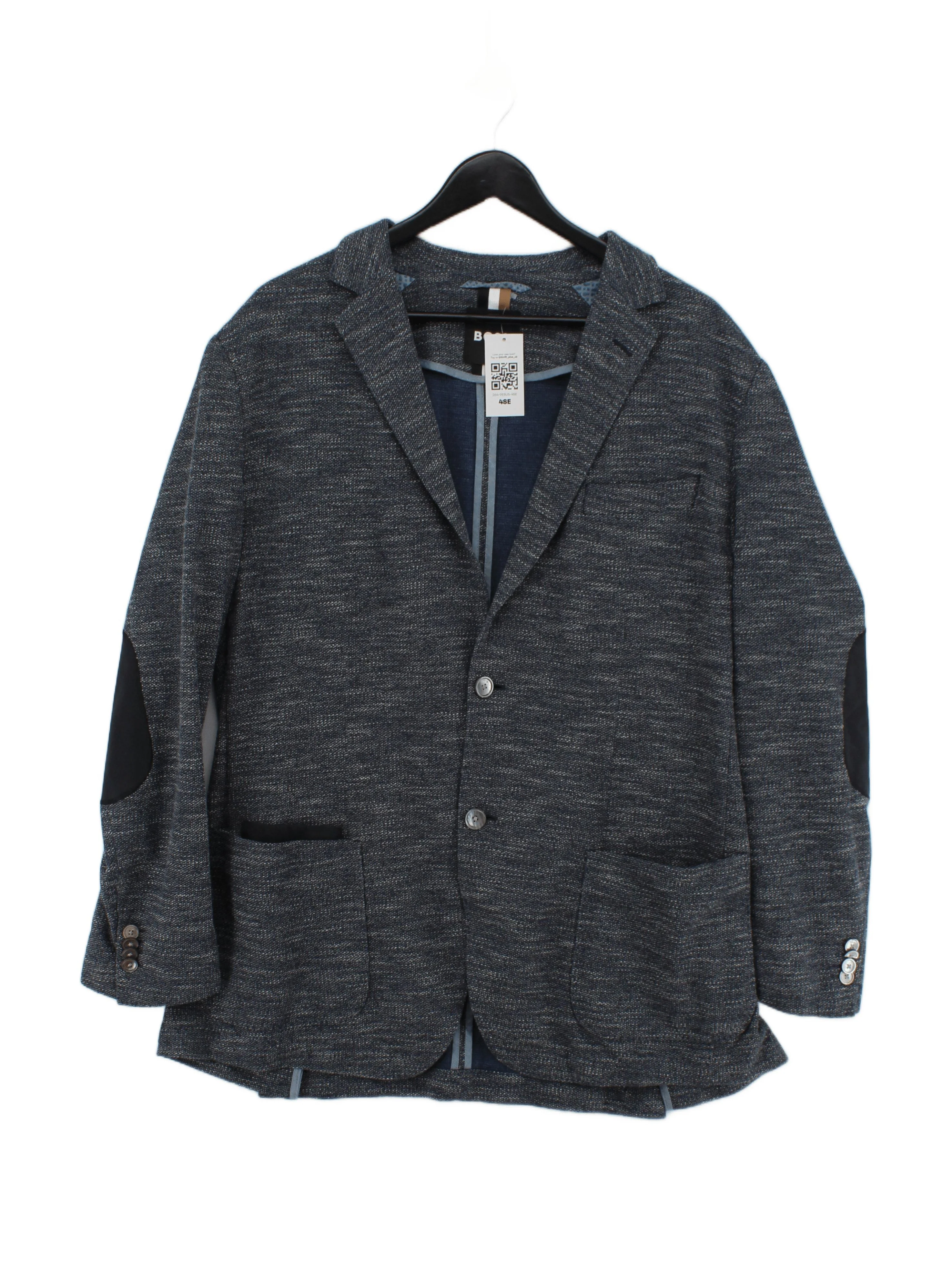 Boss Men's Blazer XXL Grey 100% Other Overcoat