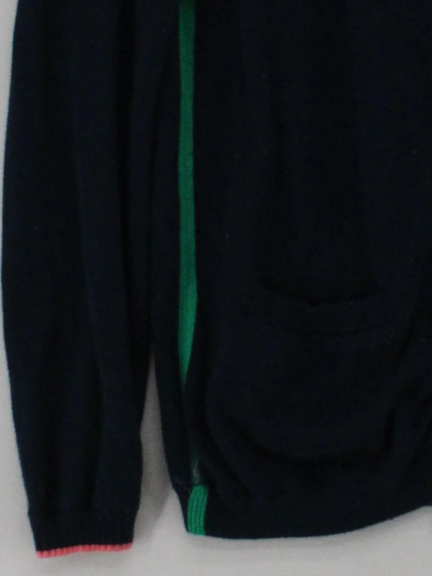 Brakeburn Women's Cardigan UK 8 Blue 100% Cotton V-Neck Cardigan - Image 4