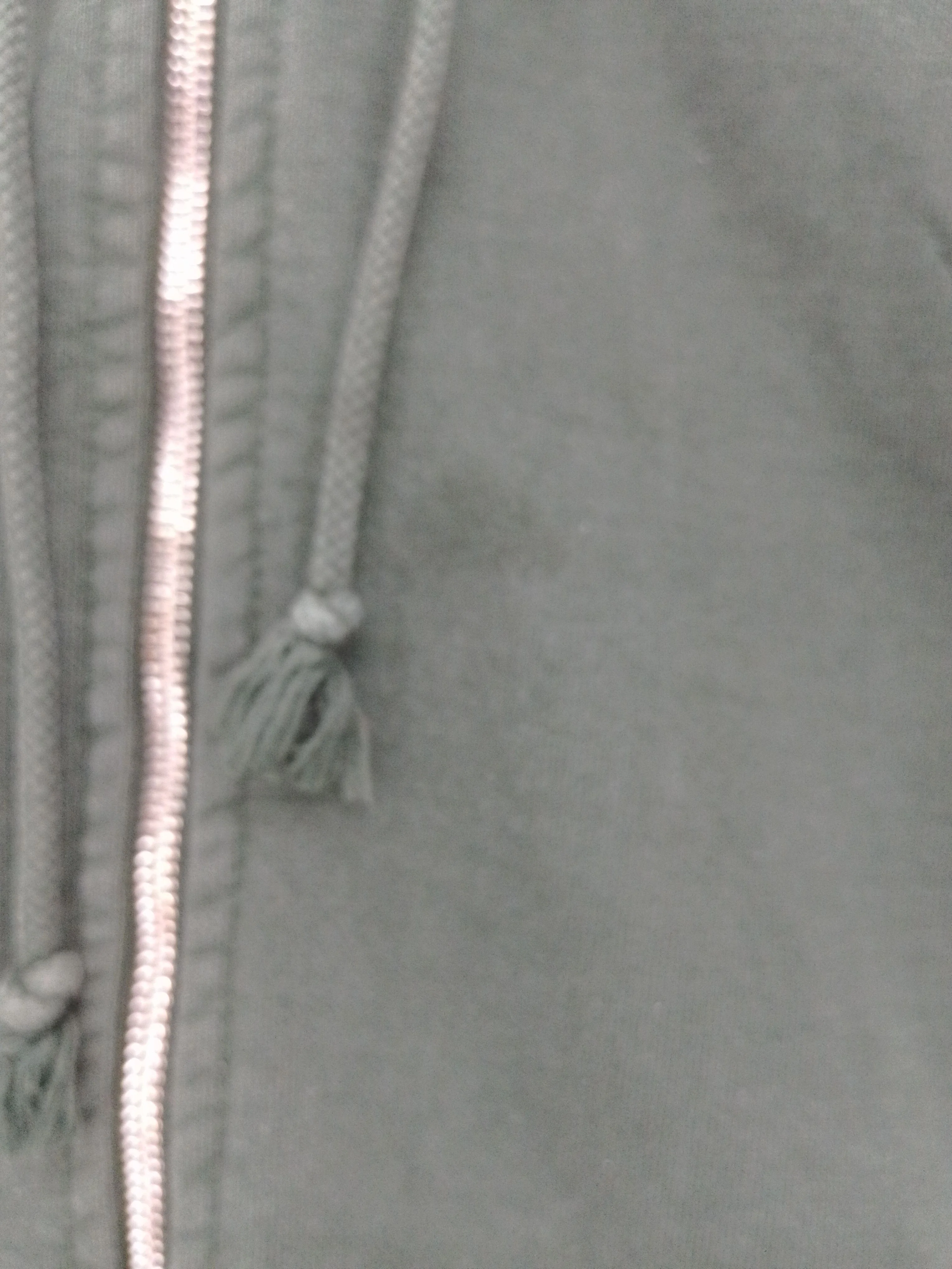 Brandy Melville Women's Hoodie UK 26 Green Cotton with Polyester Full Zip - Image 6