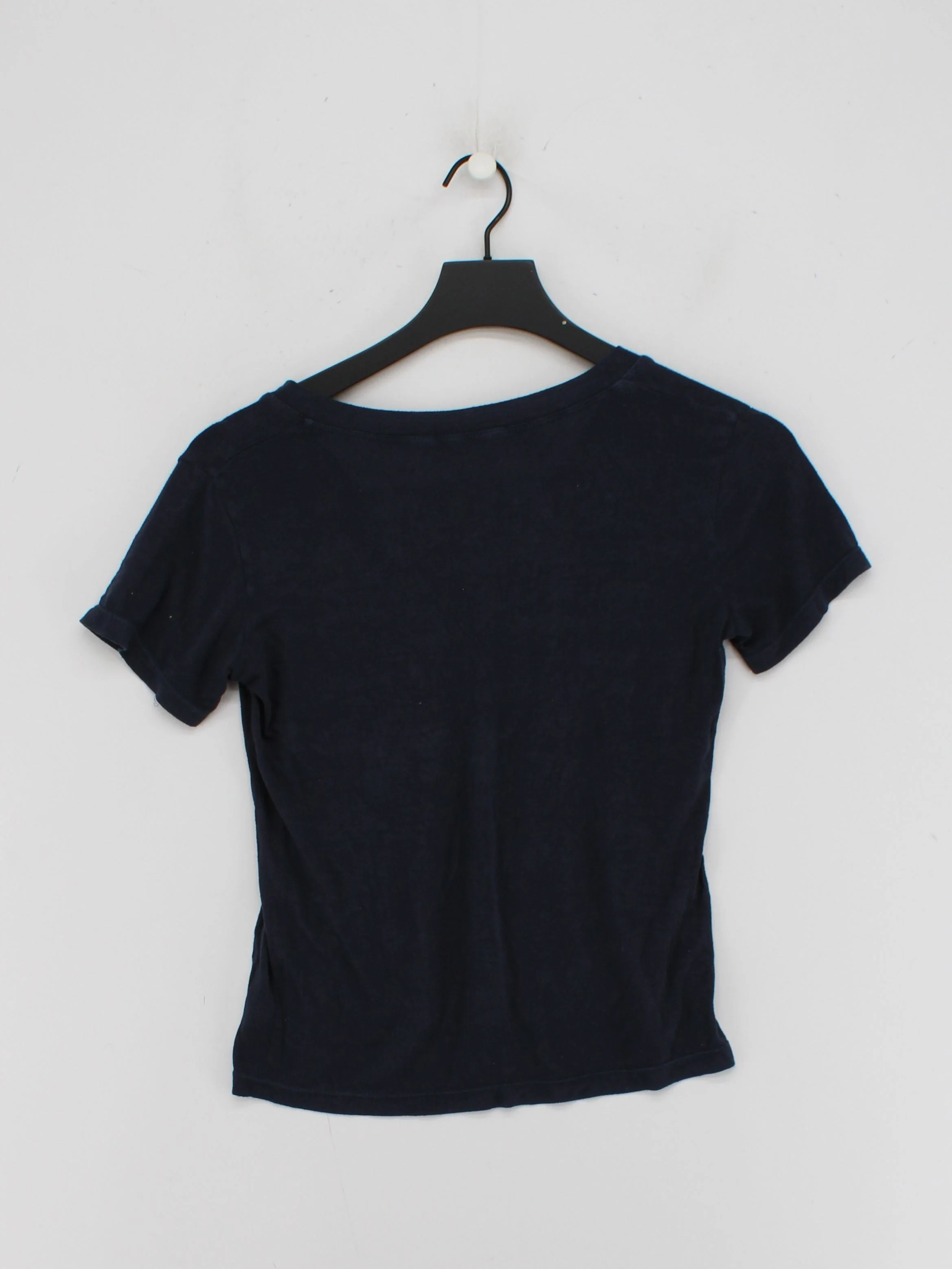 Brandy Melville Women's T-Shirt Blue Cotton with Lyocell Modal Basic - Image 2