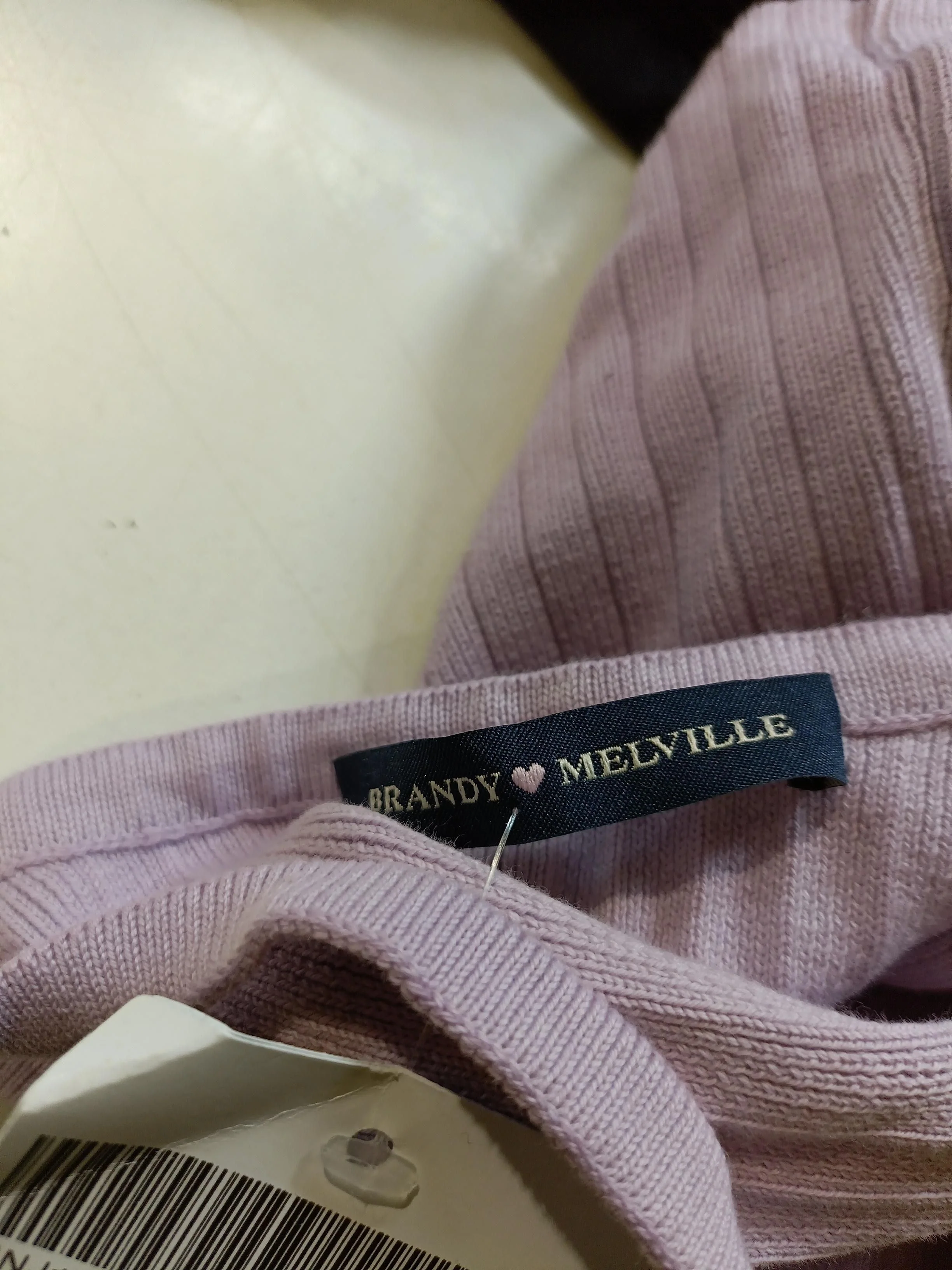 Brandy Melville Women's T-Shirt Purple 100% Cotton Camisole - Image 5