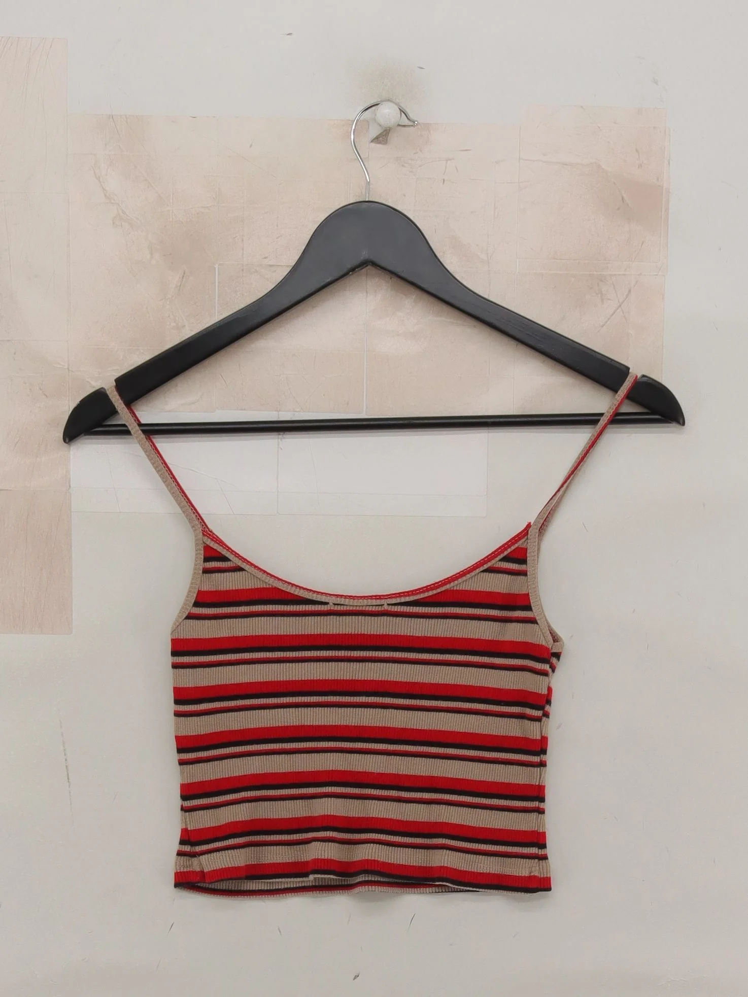 Brandy Melville Women's T-Shirt S Red 100% Cotton Camisole - Image 2