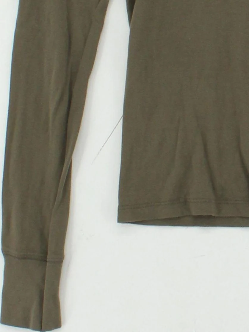 Brandy Melville Women's T-Shirt XS Green 100% Cotton Basic - Image 4