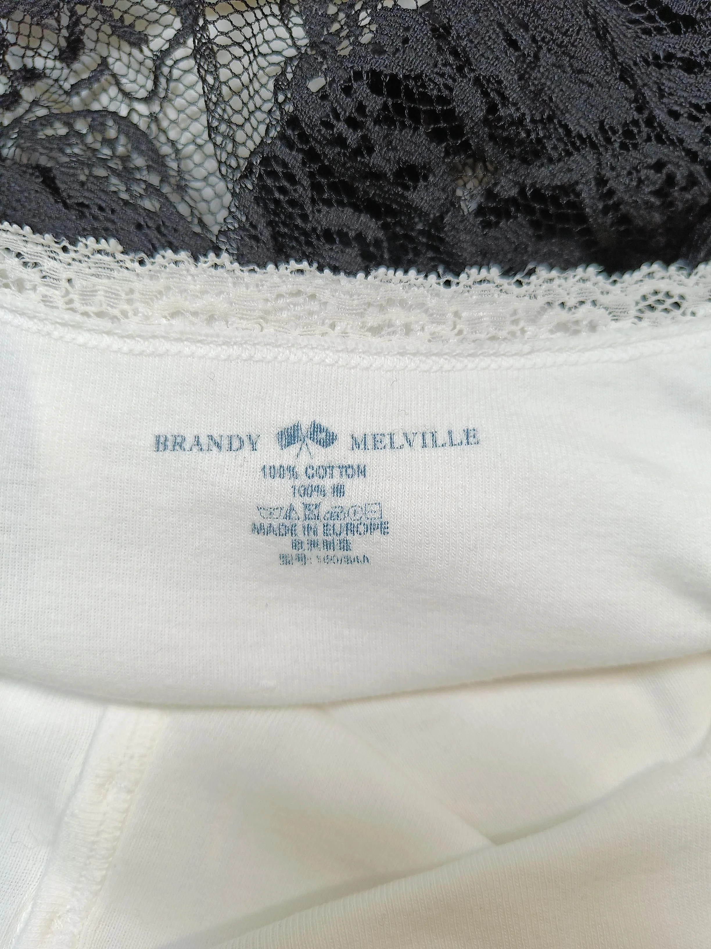 Brandy Melville Women's T-Shirt XS White 100% Cotton Camisole - Image 7