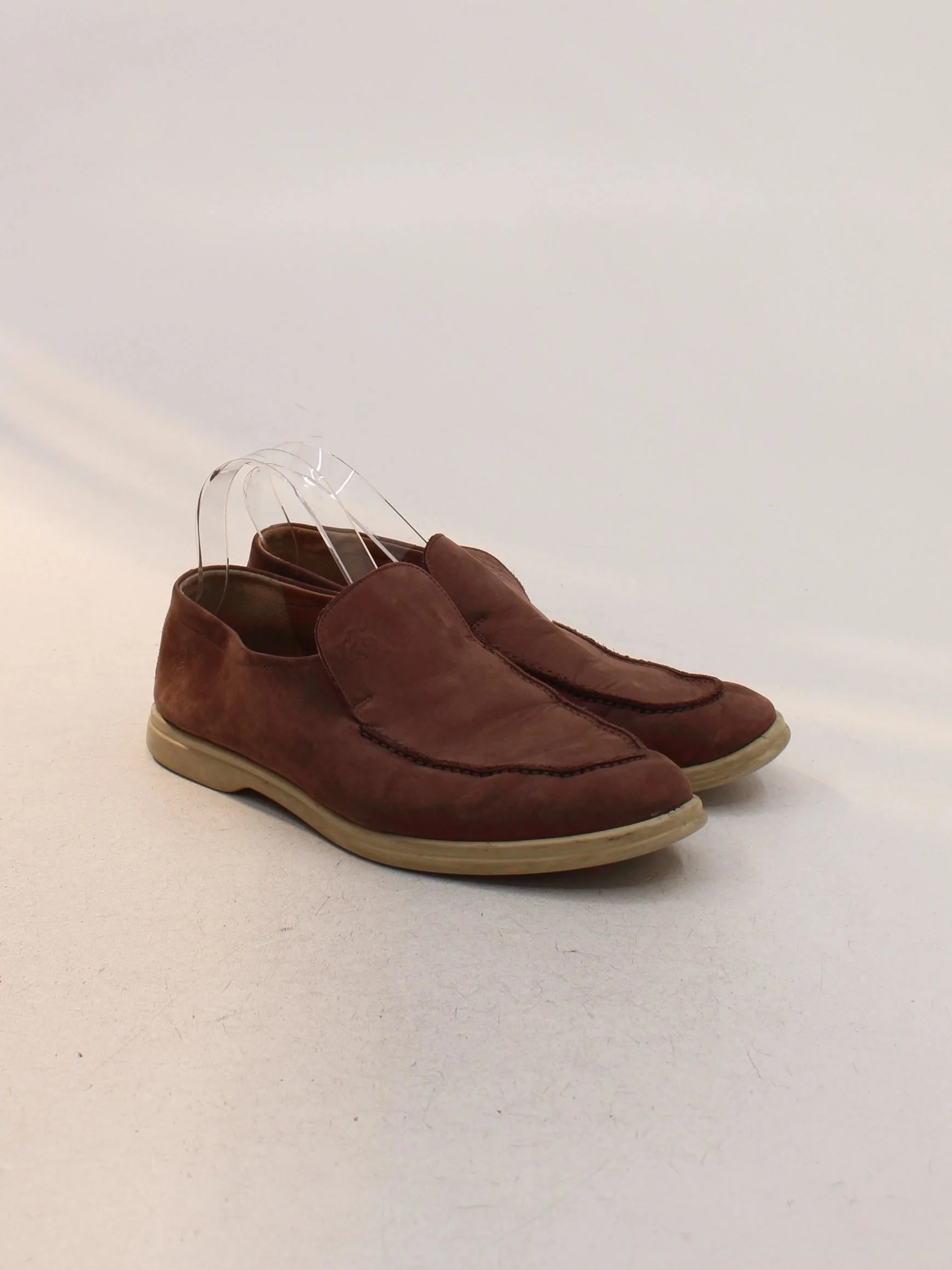Brooks Brothers Men's Shoes UK 8 Brown 100% Suede Loafer - Image 4