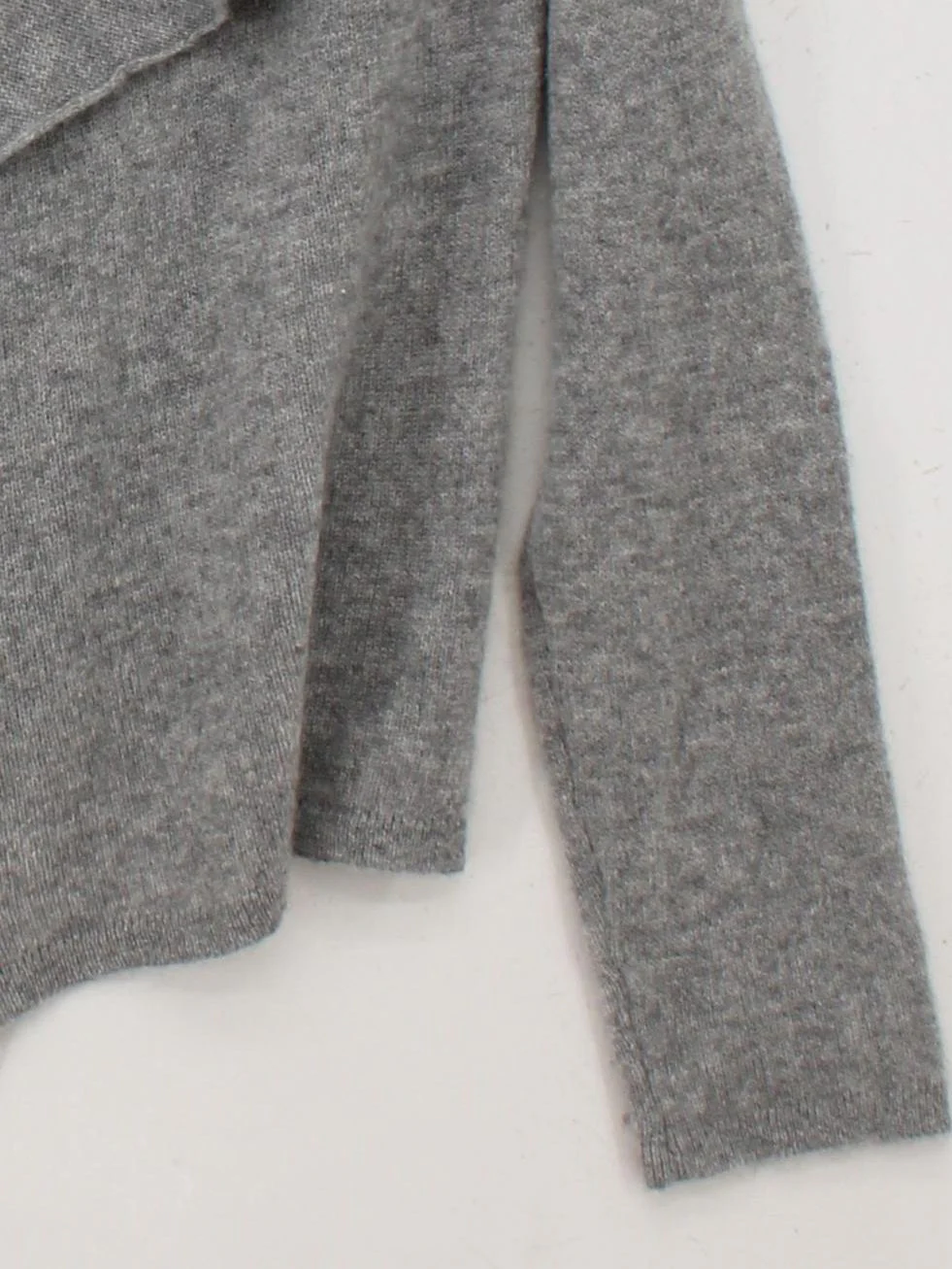 Brora Women's Cardigan S Grey 100% Cashmere V-Neck Cardigan - Image 4