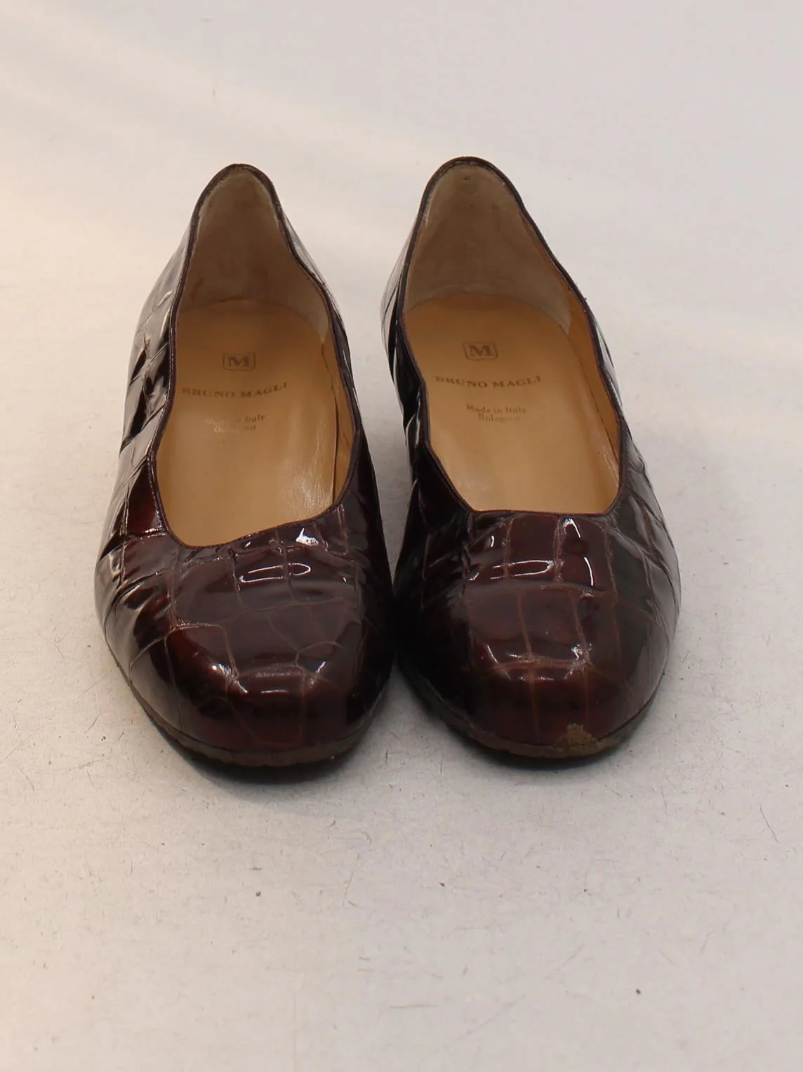 Bruno Magli Women's Flat Shoes UK 6.5 Brown Animal Print 100% Leather Loafer - Image 2