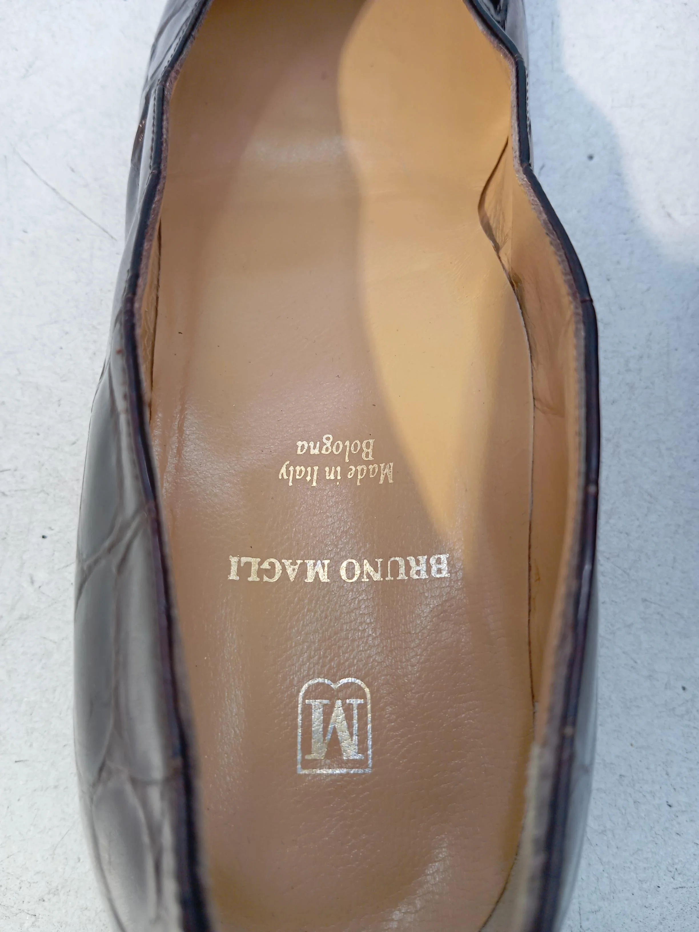 Bruno Magli Women's Flat Shoes UK 6.5 Brown Animal Print 100% Leather Loafer - Image 6