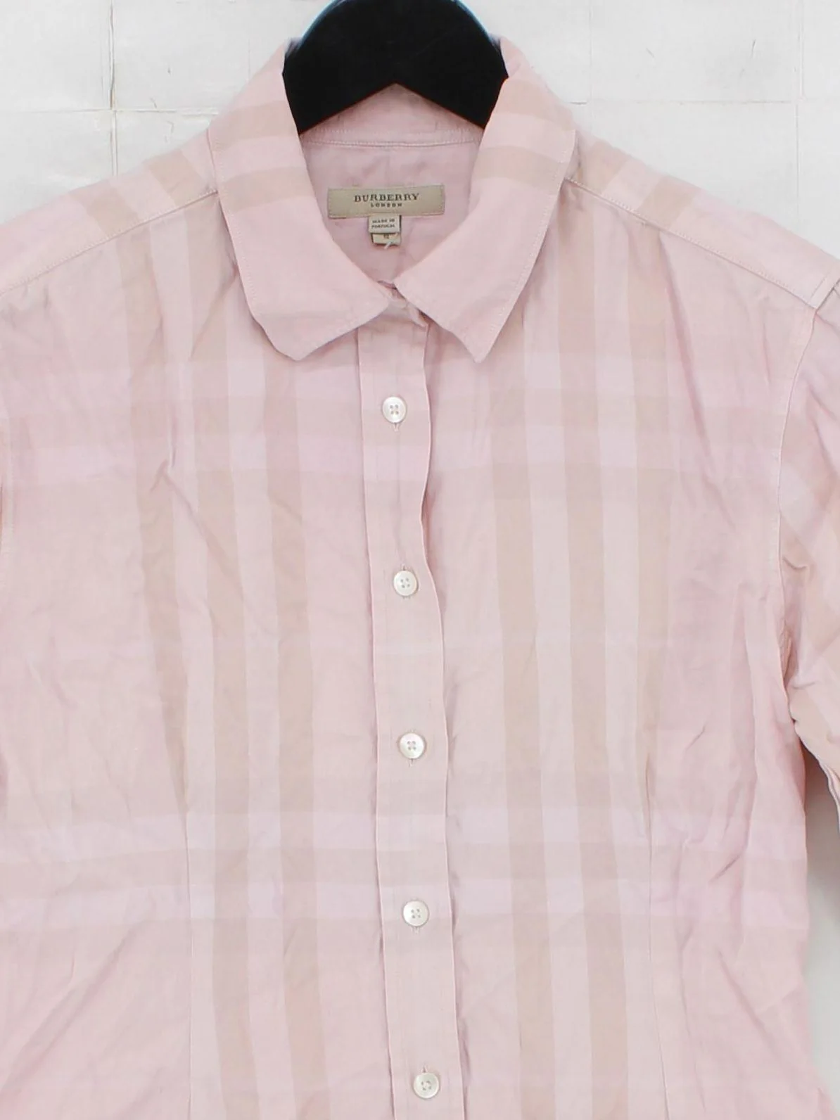 Burberry Women's Shirt S Pink Cotton with Elastane Basic - Image 3