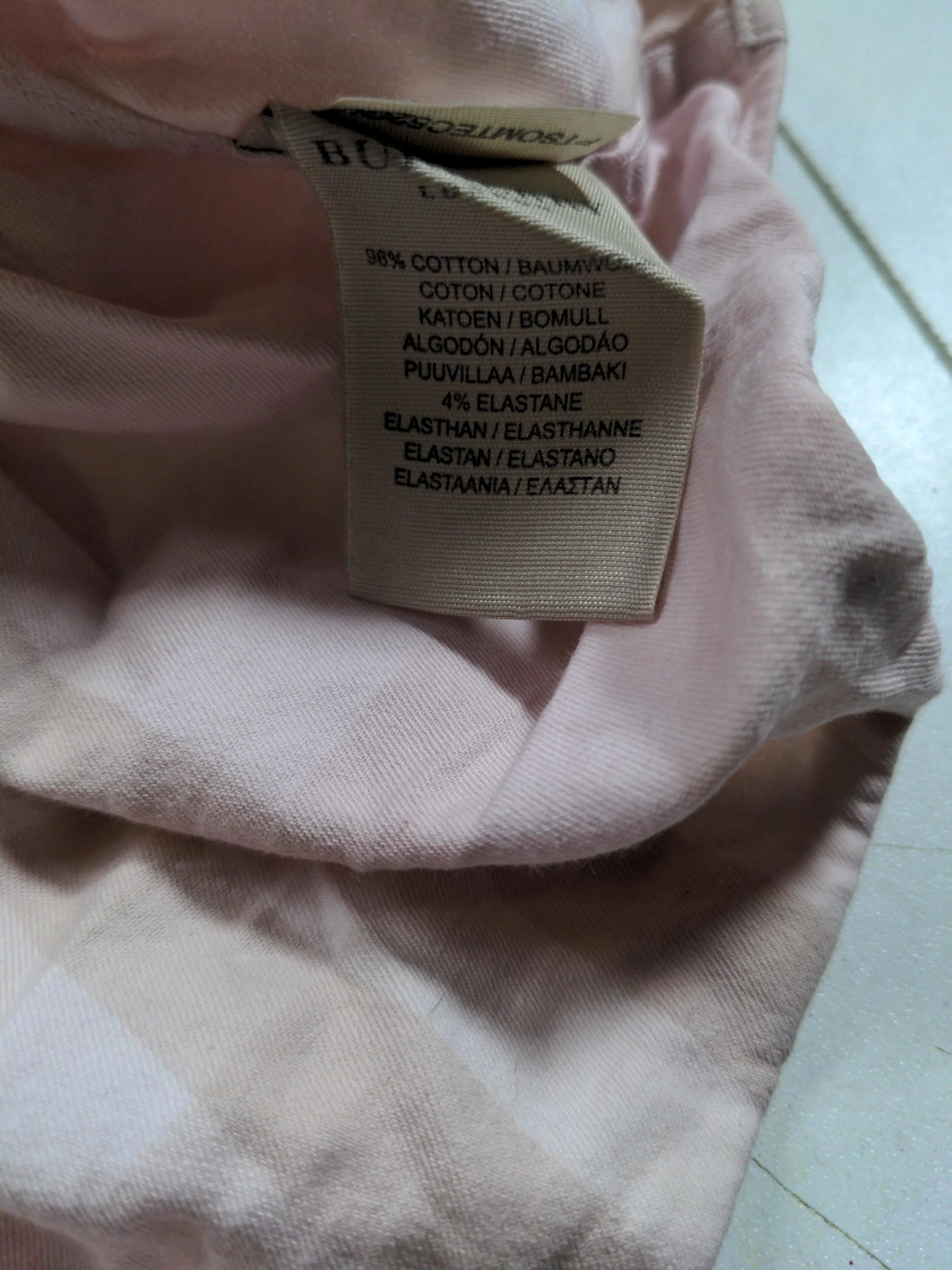 Burberry Women's Shirt S Pink Cotton with Elastane Basic - Image 6