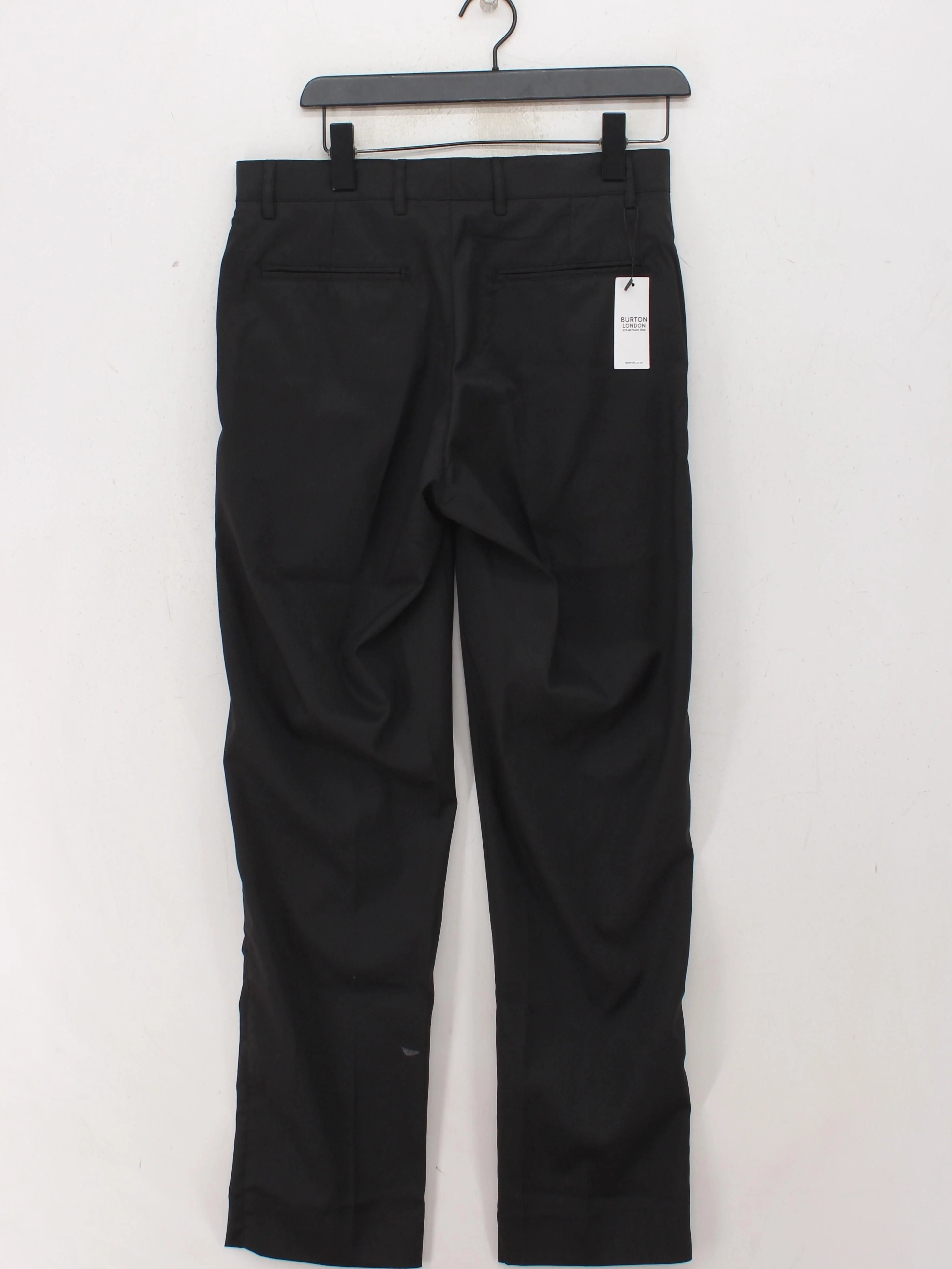 Burton Women's Trousers W 30 in Black Polyester - Image 2