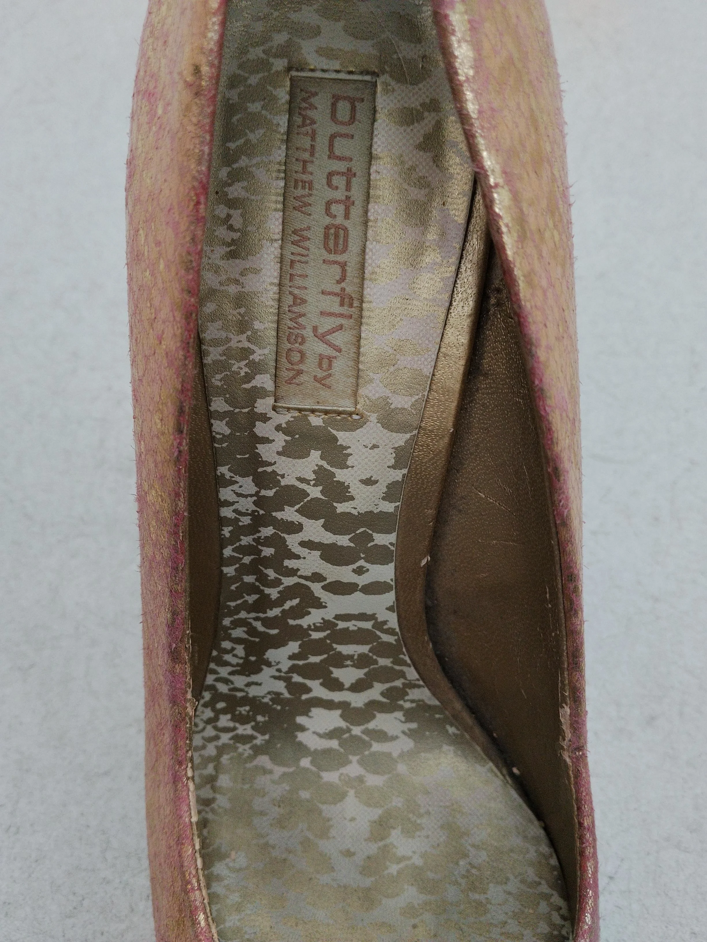 Butterfly By Matthew Williamson Women's Heels UK 4 Multi 100% Other Court - Image 6