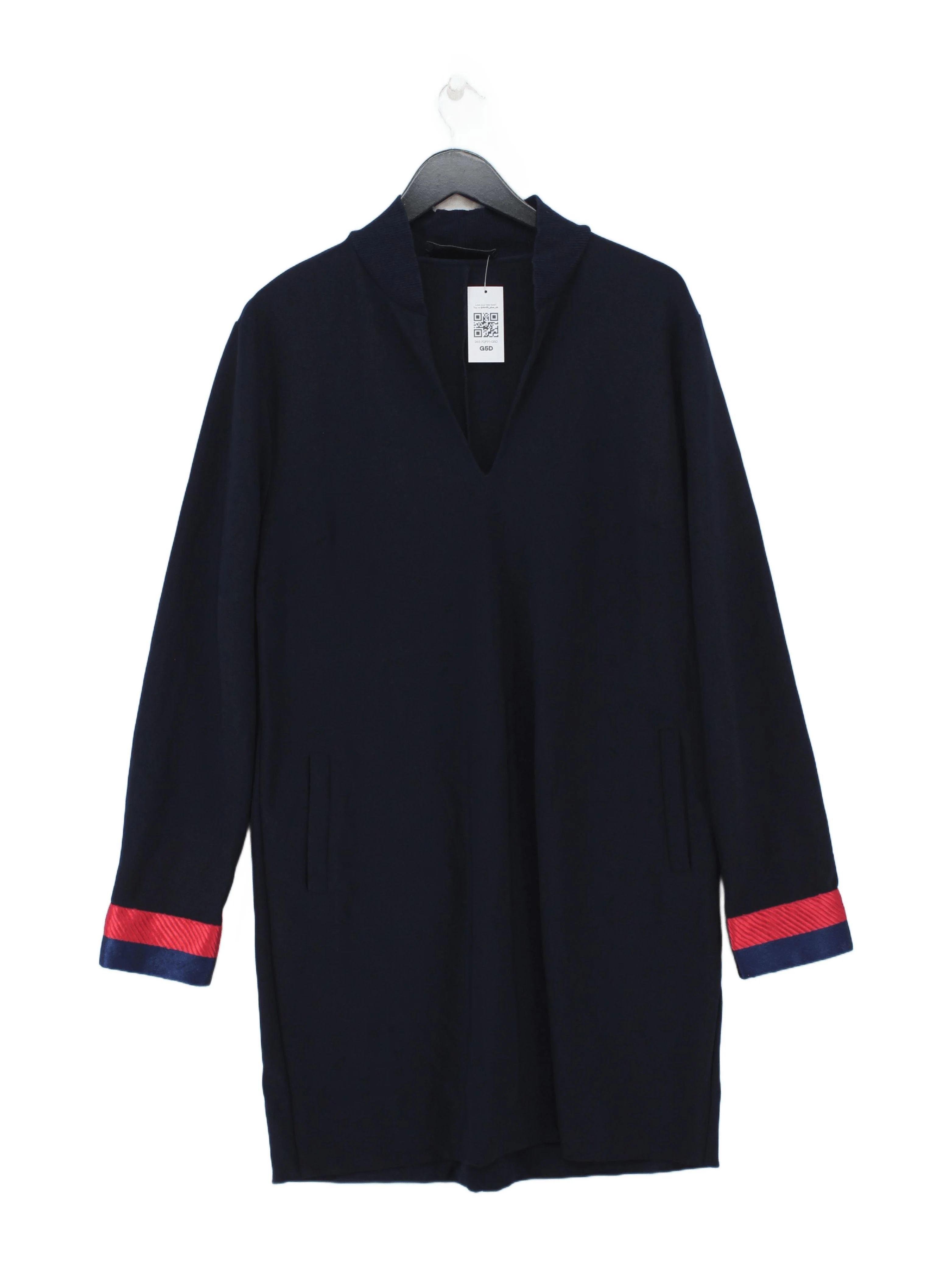By Malene Birger Women's Top UK 14 Blue Polyester with Elastane Tunic