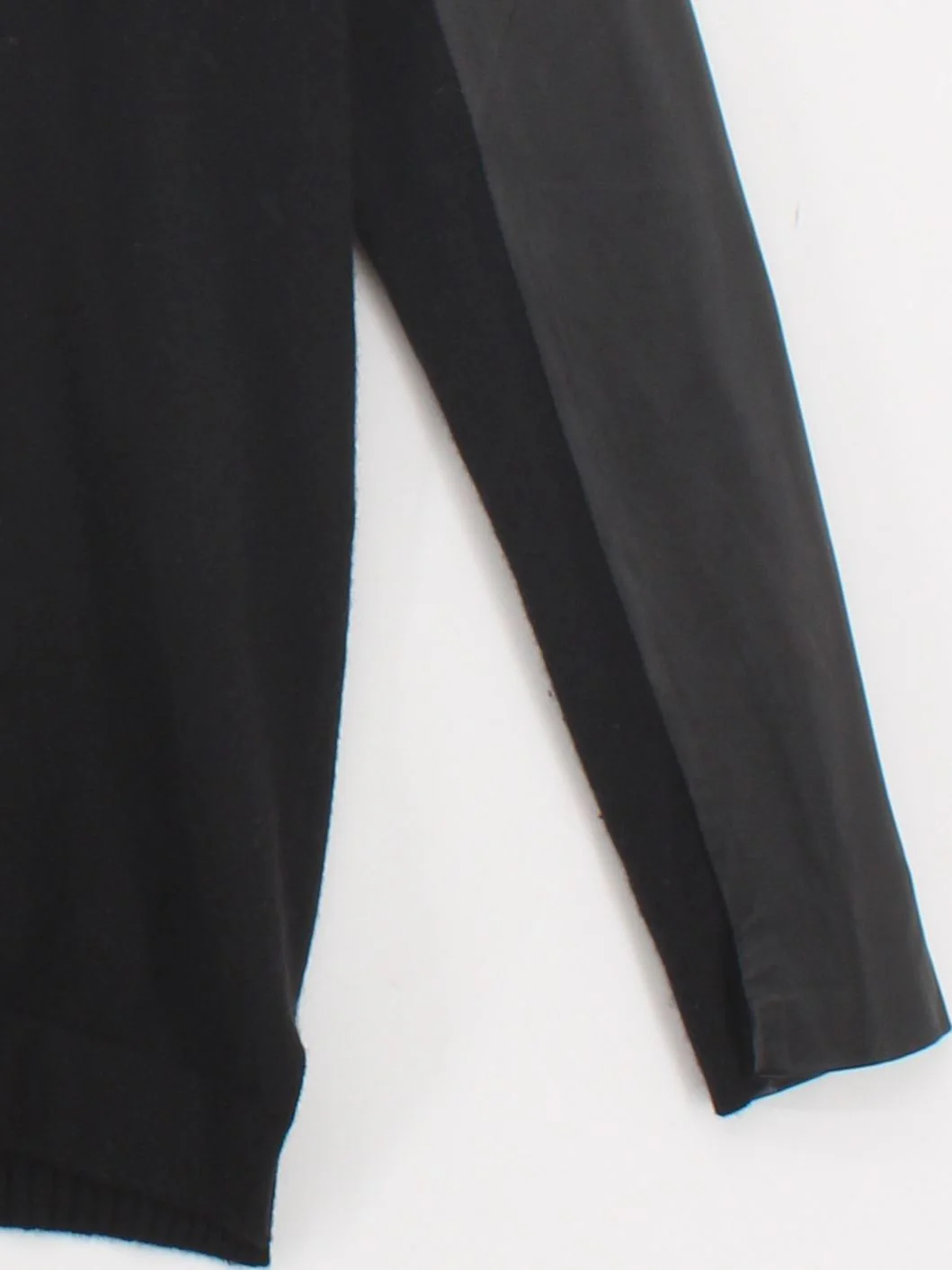 C By Bloomingdale's Men's Cardigan S Black 100% Cashmere Collared Cardigan - Image 4
