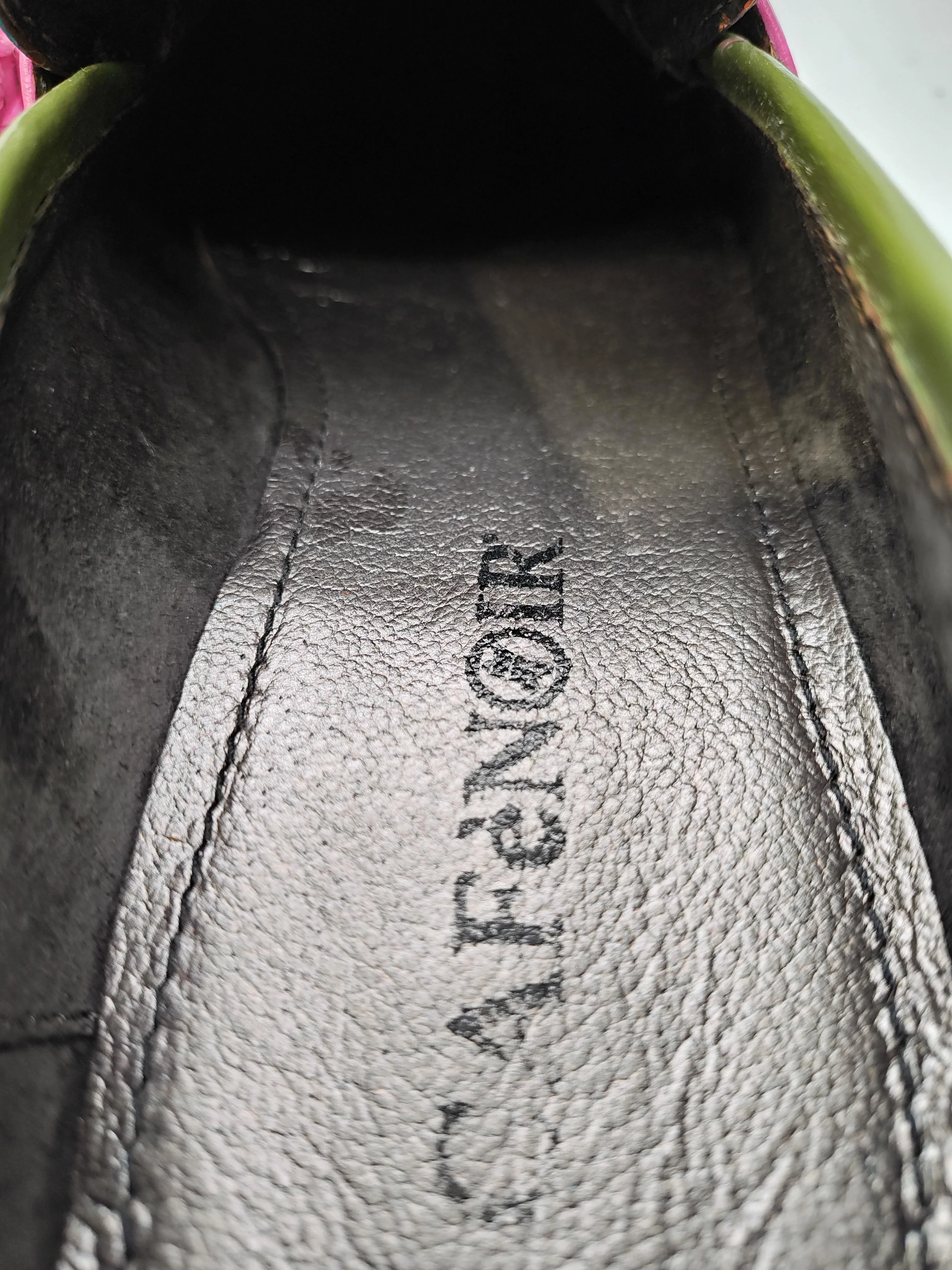 Cafe Noir Women's Flat Shoes UK 4 Multi 100% Leather Loafer - Image 6