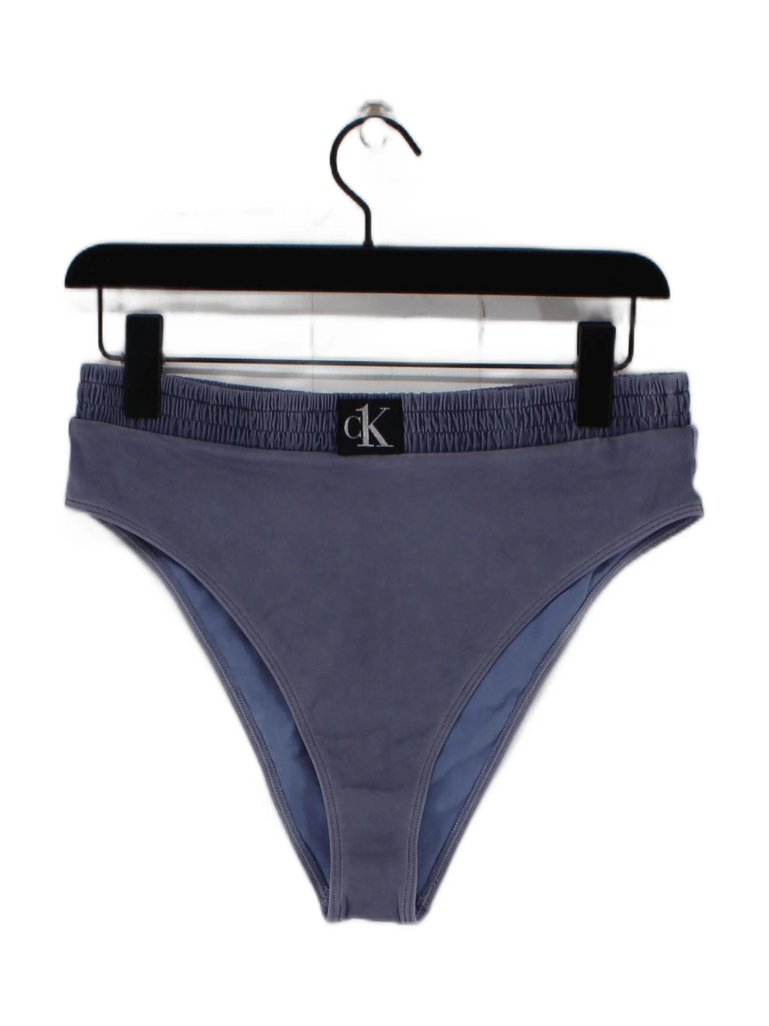 Calvin Klein high waist cheeky bikini bottoms in blue RRP £40