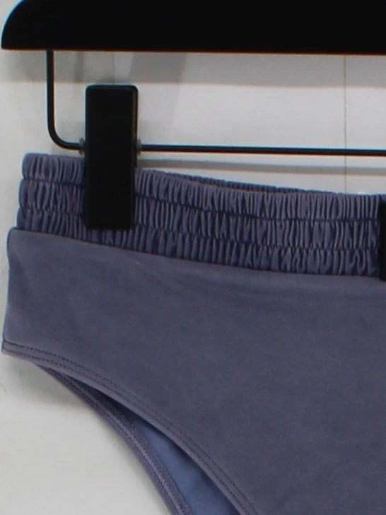 Calvin Klein high waist cheeky bikini bottoms in blue RRP £40 - Image 4