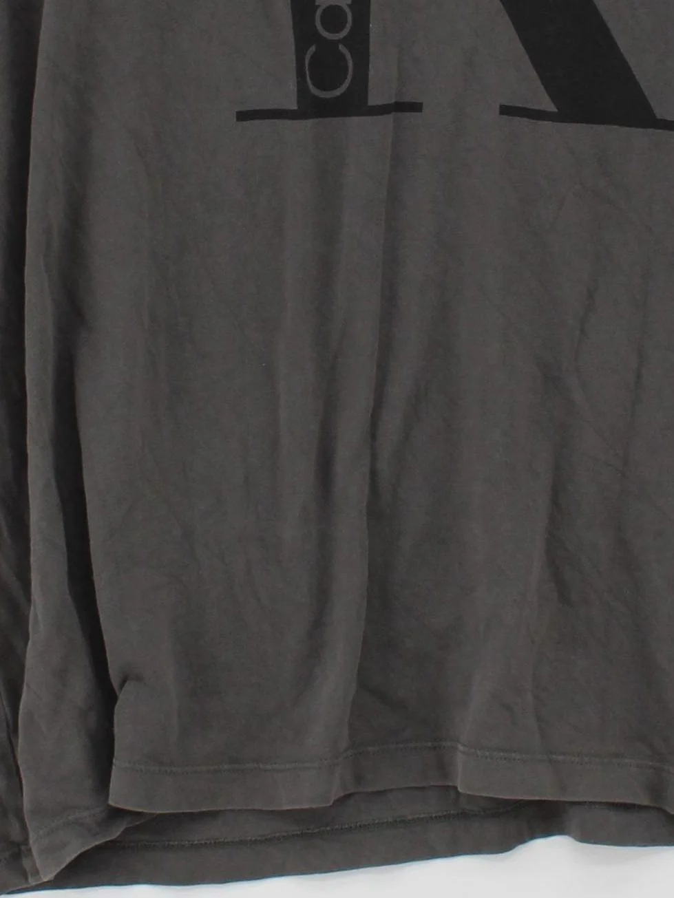 Calvin Klein Men's T-Shirt M Grey Graphic 100% Cotton Basic - Image 4