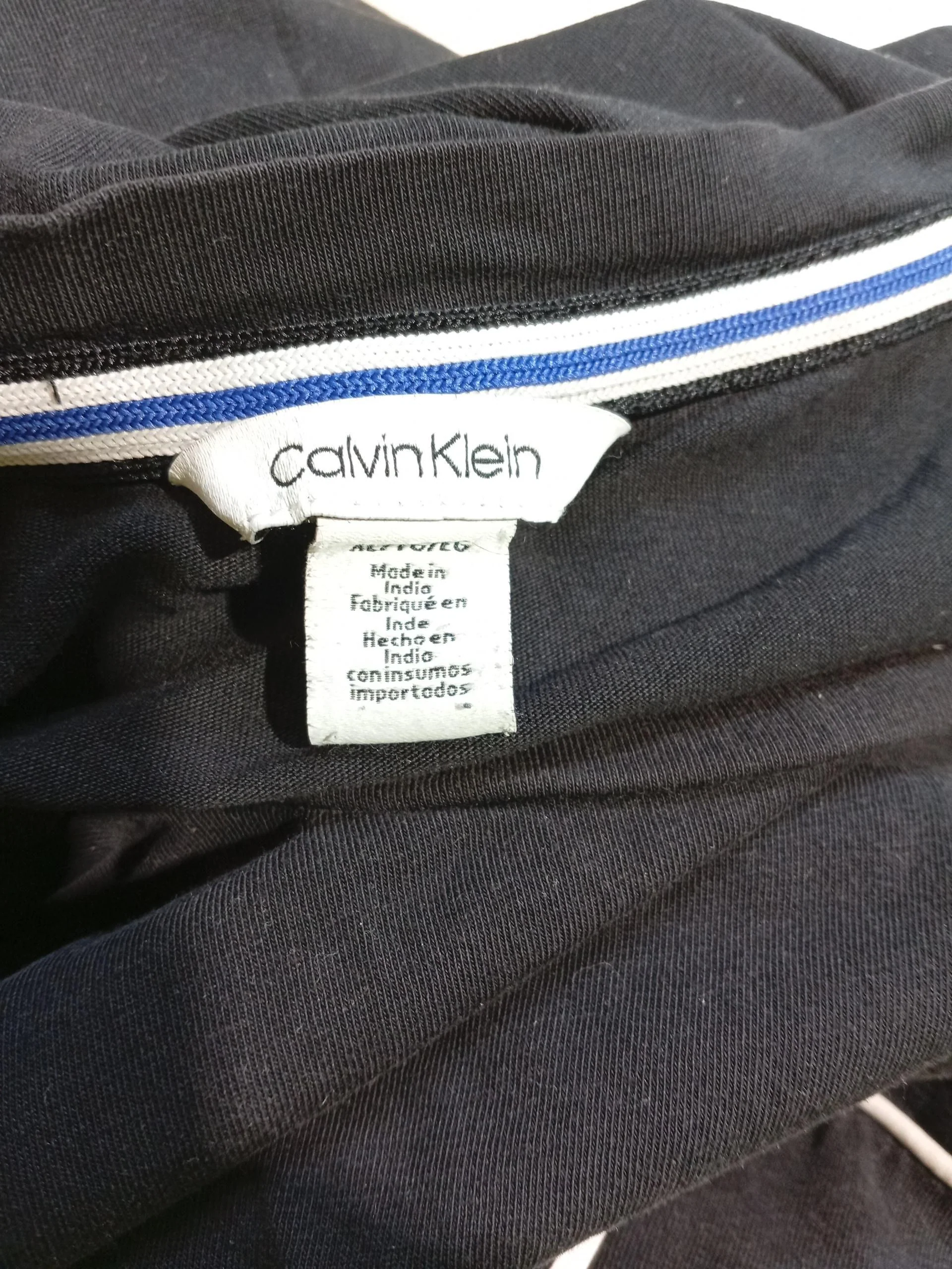 Calvin Klein Men's T-Shirt XL Black Graphic Cotton with Elastane Basic - Image 7