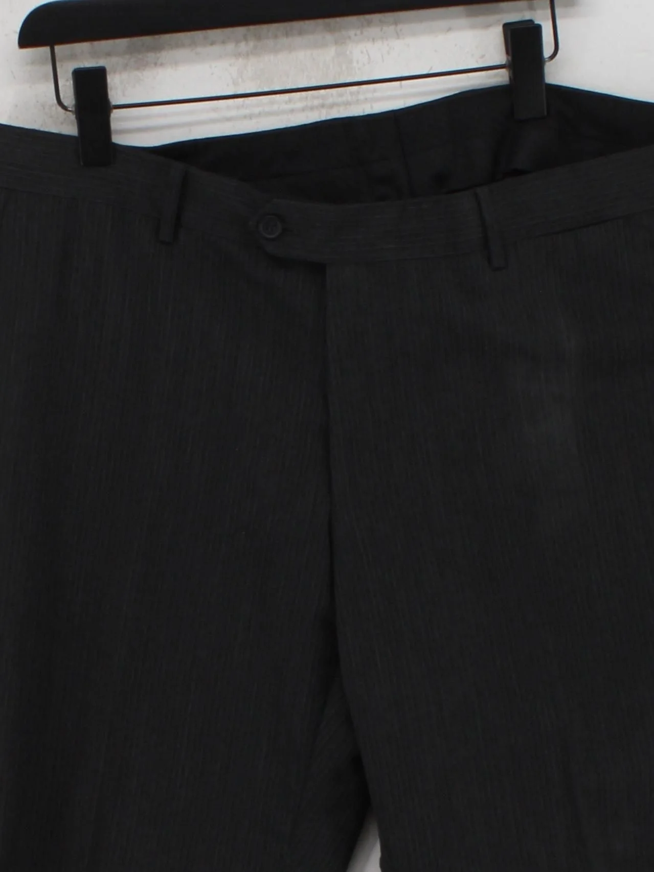 Calvin Klein Men's Trousers W 40 in Grey Striped 100% Polyester Straight Chino - Image 3