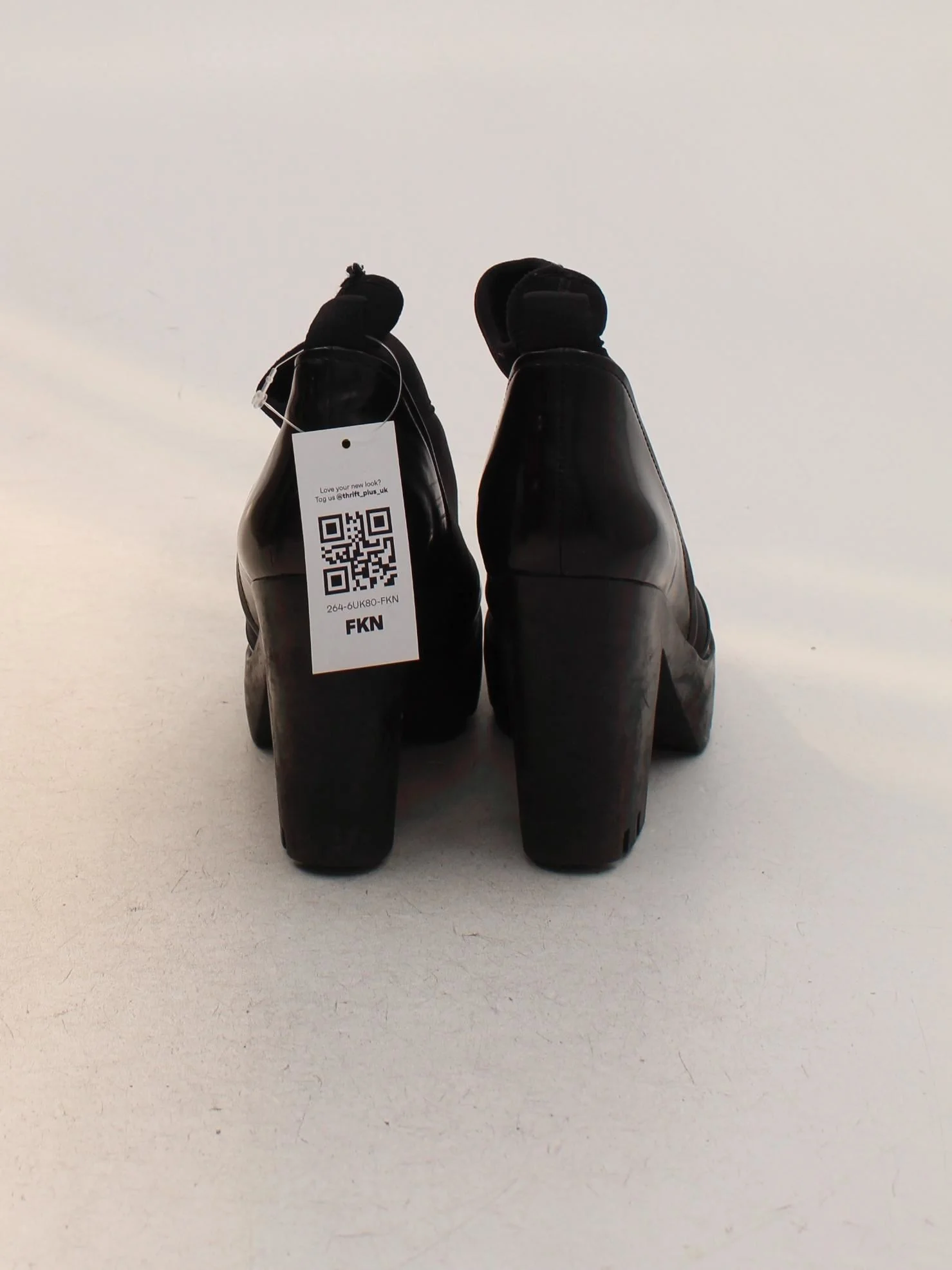 Calvin Klein Women's Boots UK 4 Black 100% Faux Leather Platform - Image 3