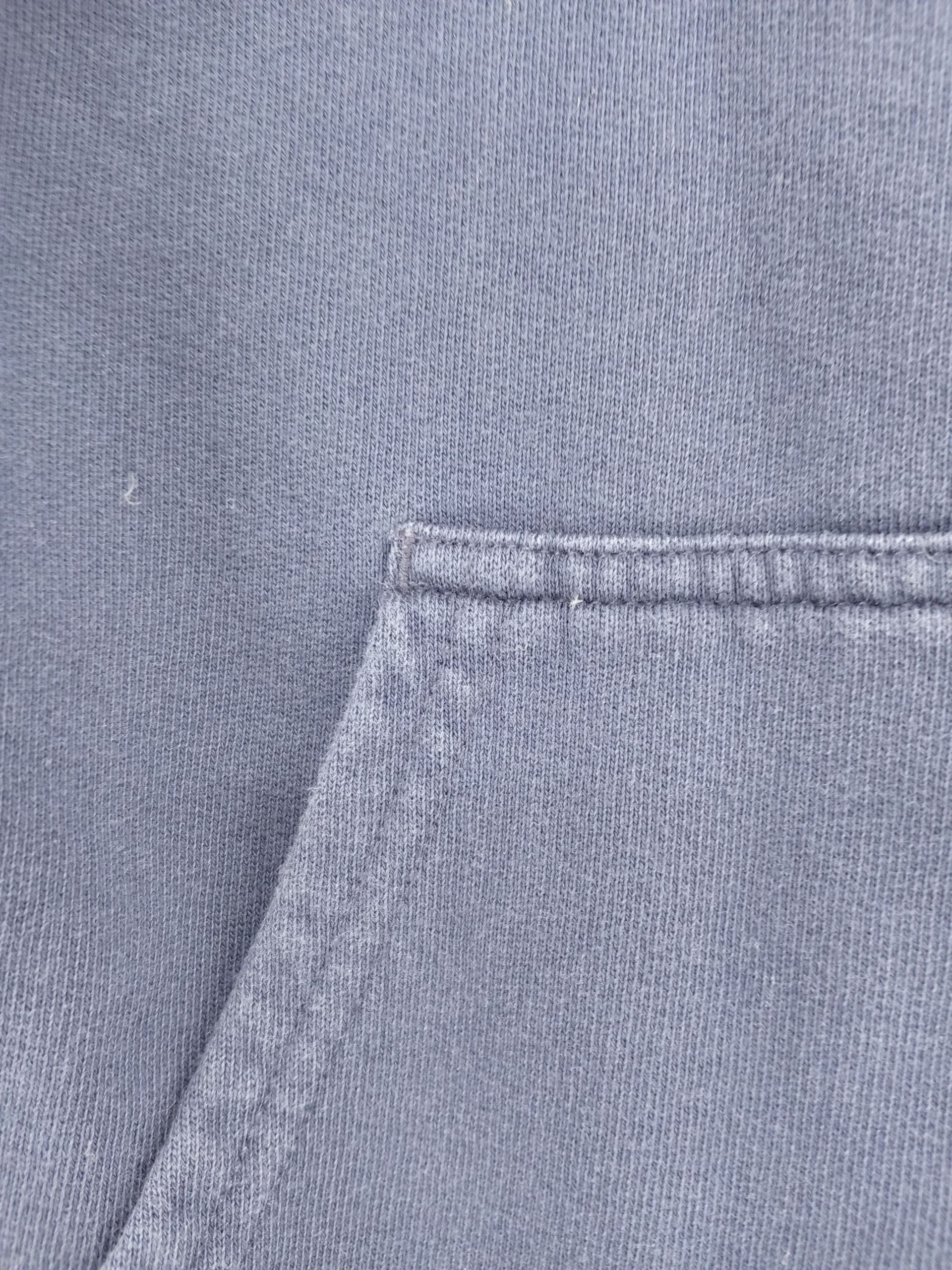Calvin Klein Women's Hoodie M Blue Cotton with Elastane Full Zip - Image 5
