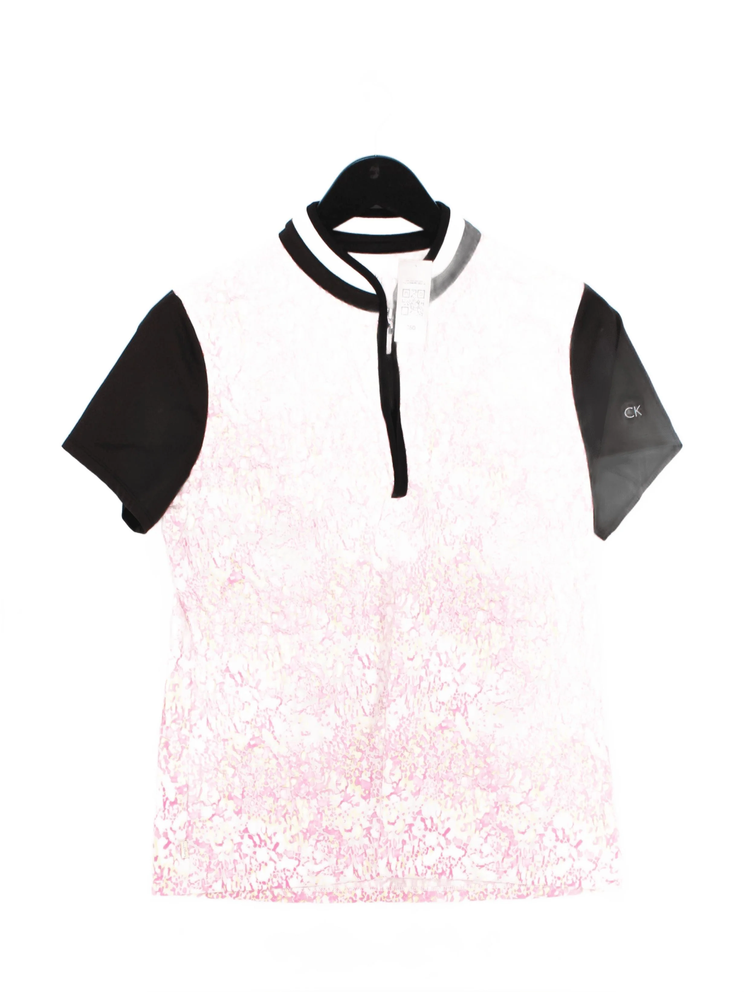 Calvin Klein Women's Polo UK 14 Multi Polyester with Elastane Basic