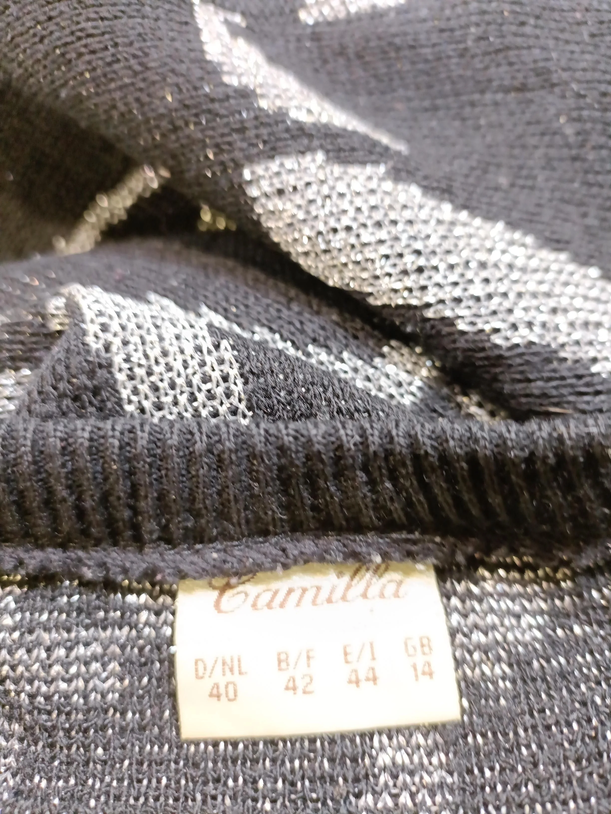 Camilla Women's Jumper UK 14 Multi Graphic Acrylic with Other Crew Neck Pullover - Image 6