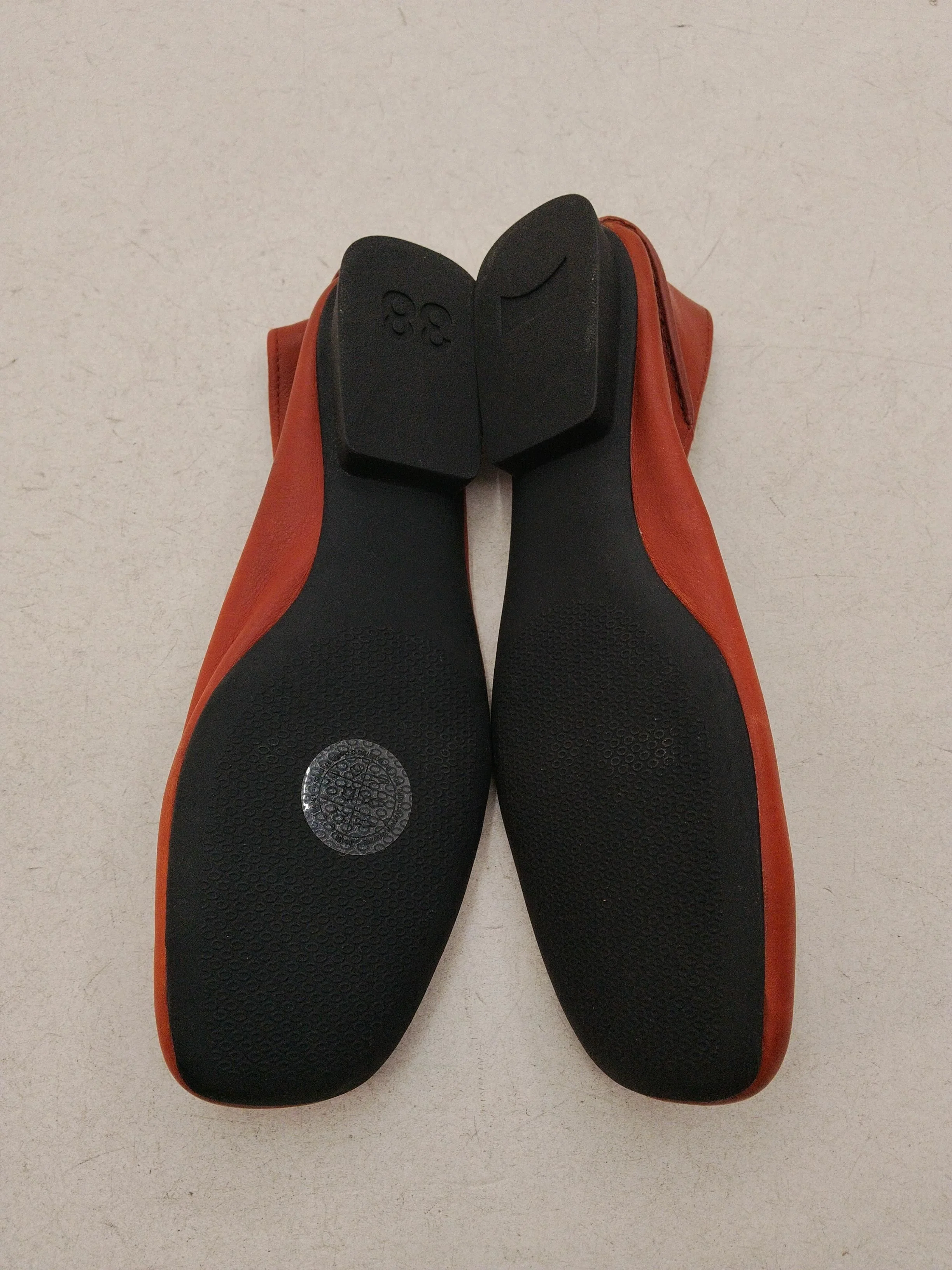 Camper Women's Flat Shoes UK 5 Red 100% Leather Ballet - Image 7